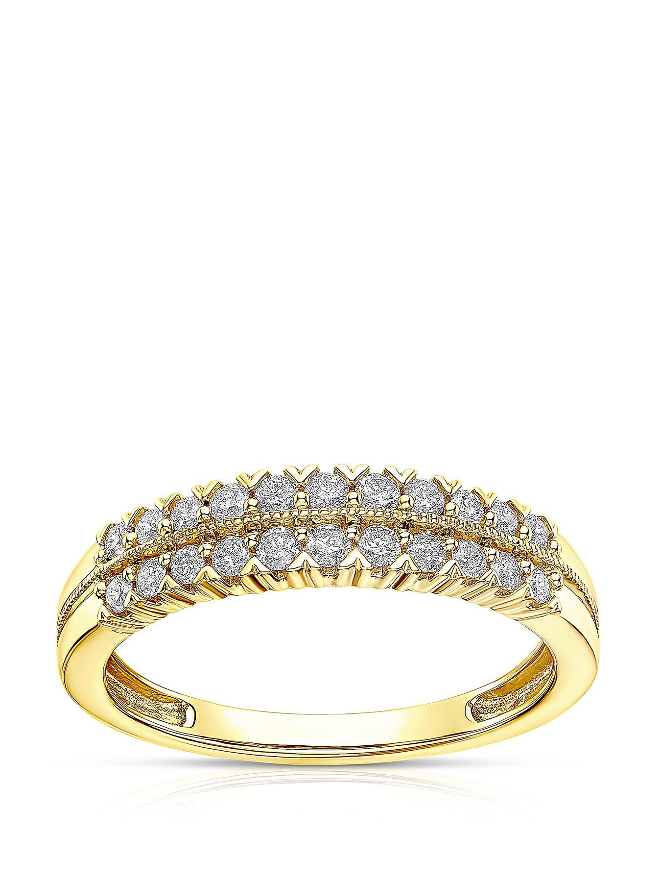 h-samuel-9ct-yellow-gold-double-row-033ct-diamond-engagement-eternity-ring