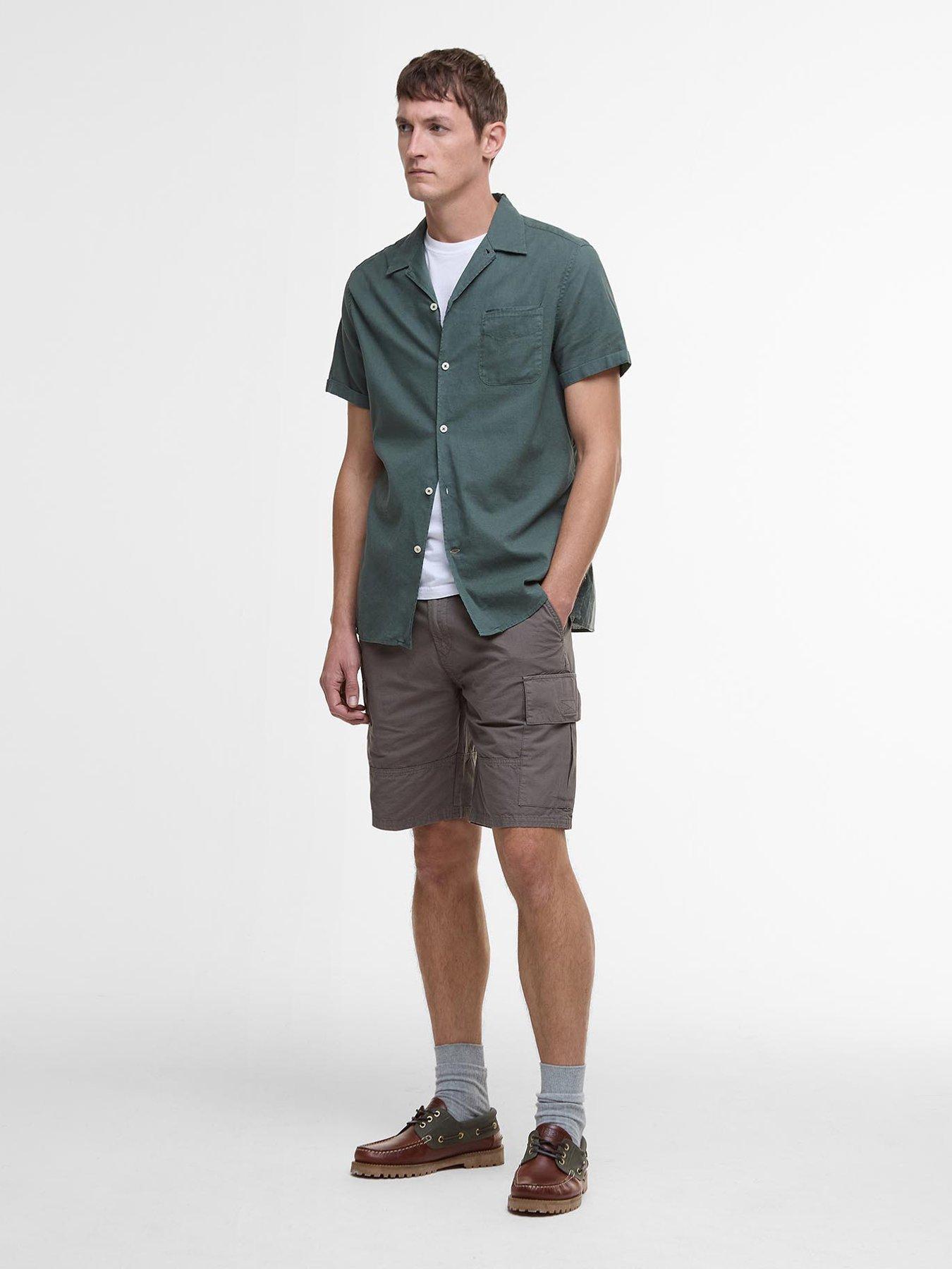 Barbour Ripstop Cargo Shorts - Dark Grey