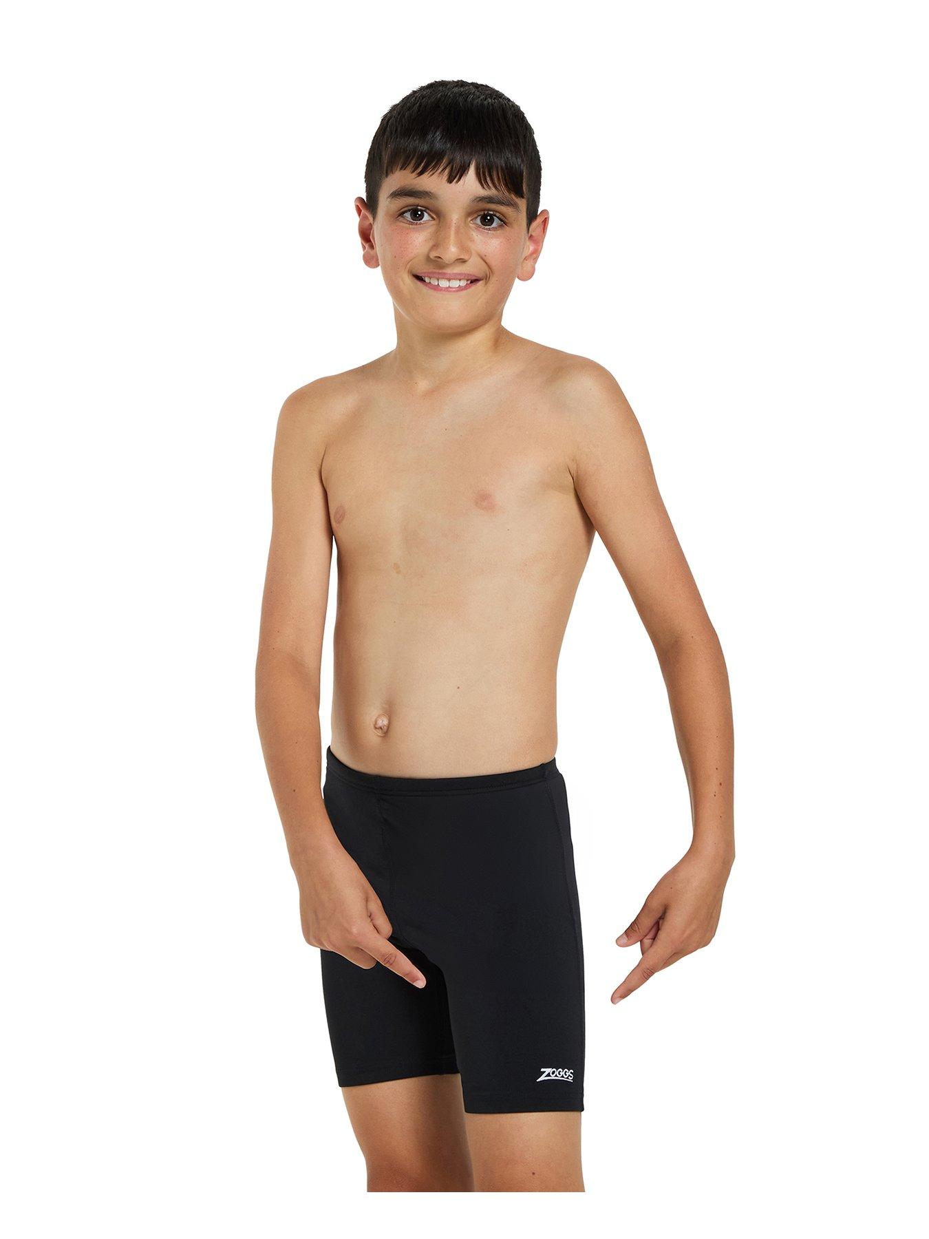 Zoggs Junior Boys Cottesloe Mid Jammer Shorts - Black