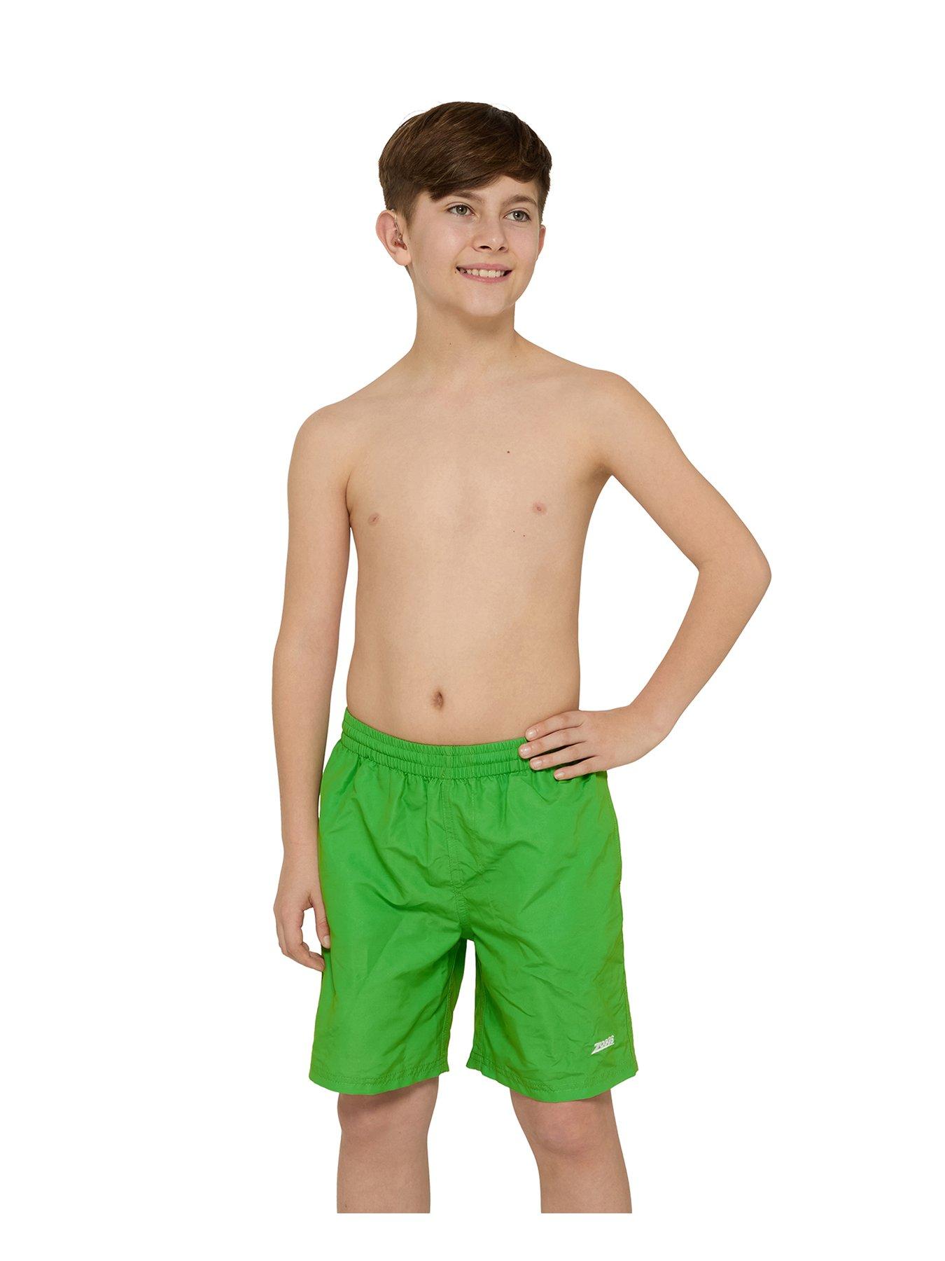 zoggs-junior-penrith-15-inch-shorts-green
