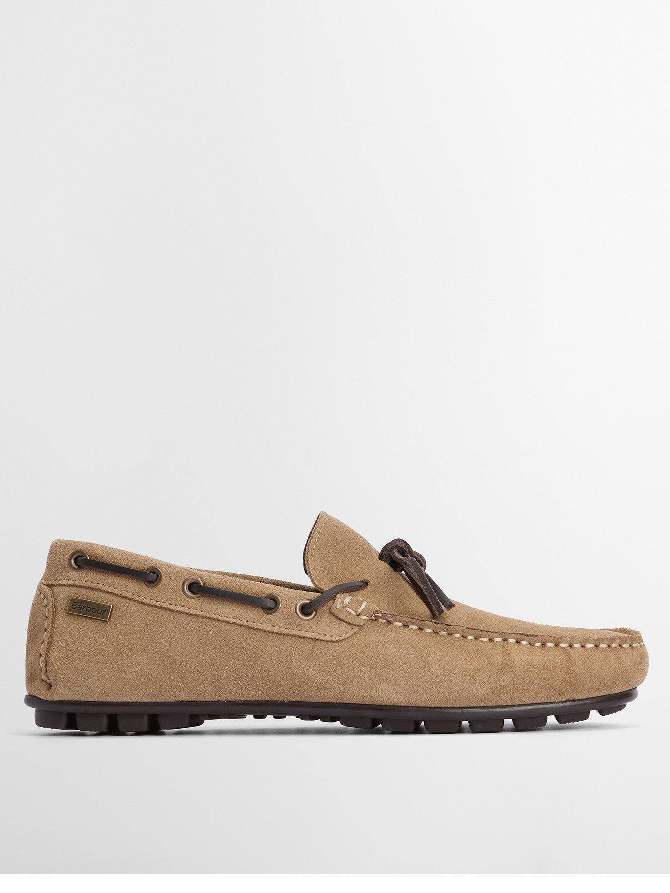  image of barbour-courage-suede-driving-shoe-light-beige