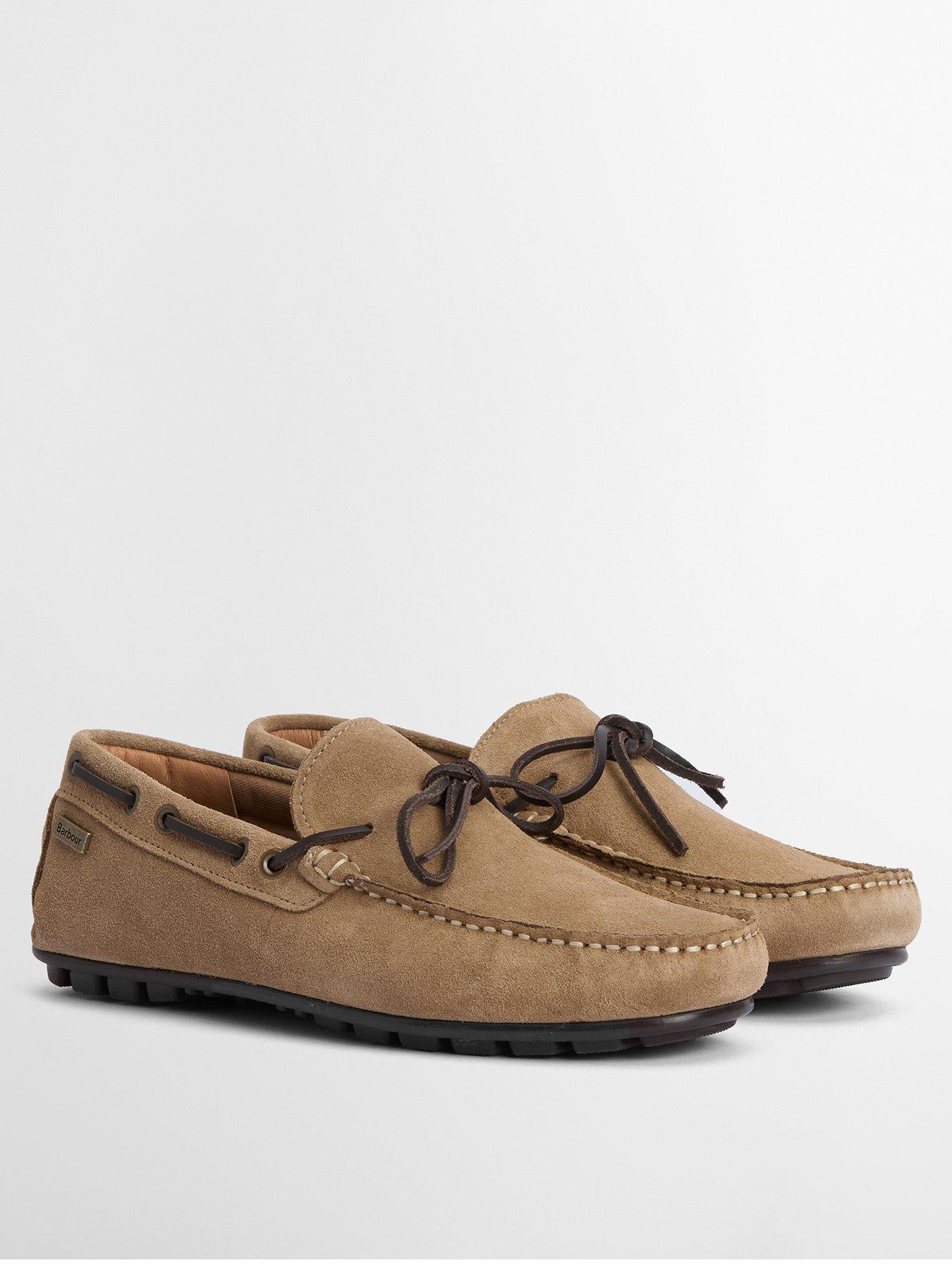  image of barbour-courage-suede-driving-shoe-light-beige