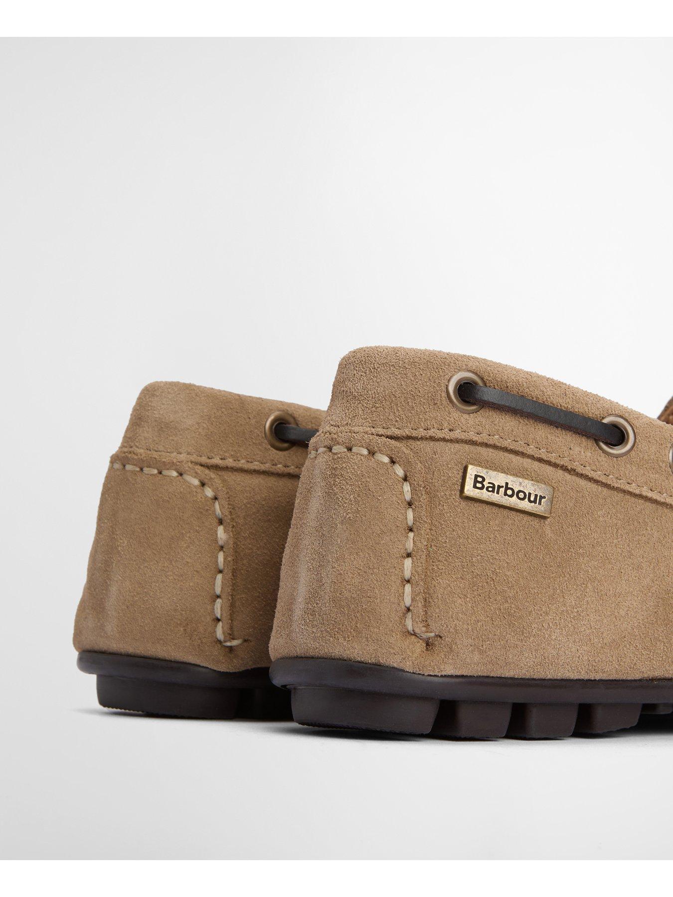  image of barbour-courage-suede-driving-shoe-light-beige