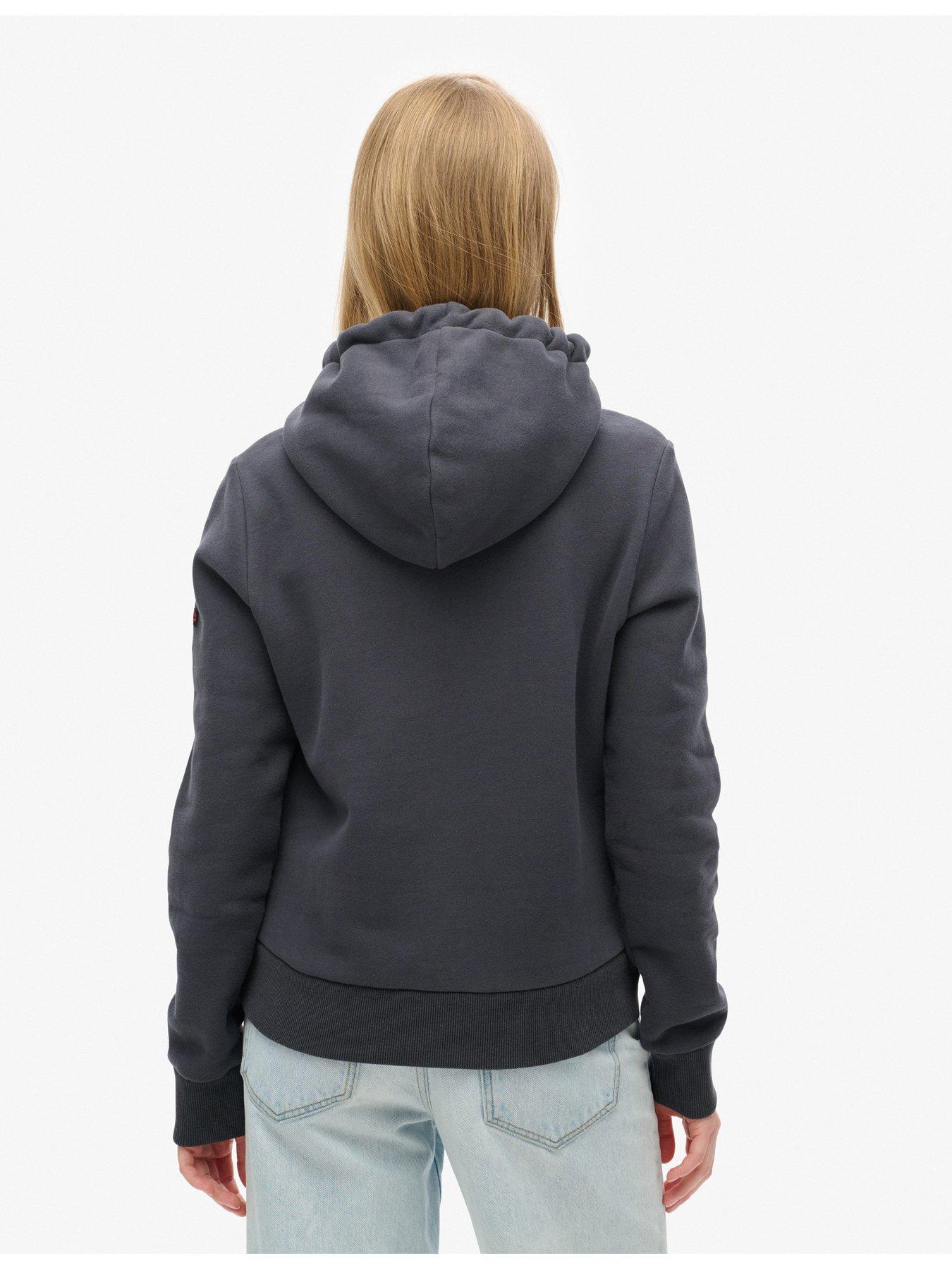 Image 2 of 5 of Superdry Tokyo Vintage Logo Graphic Hoody - Black