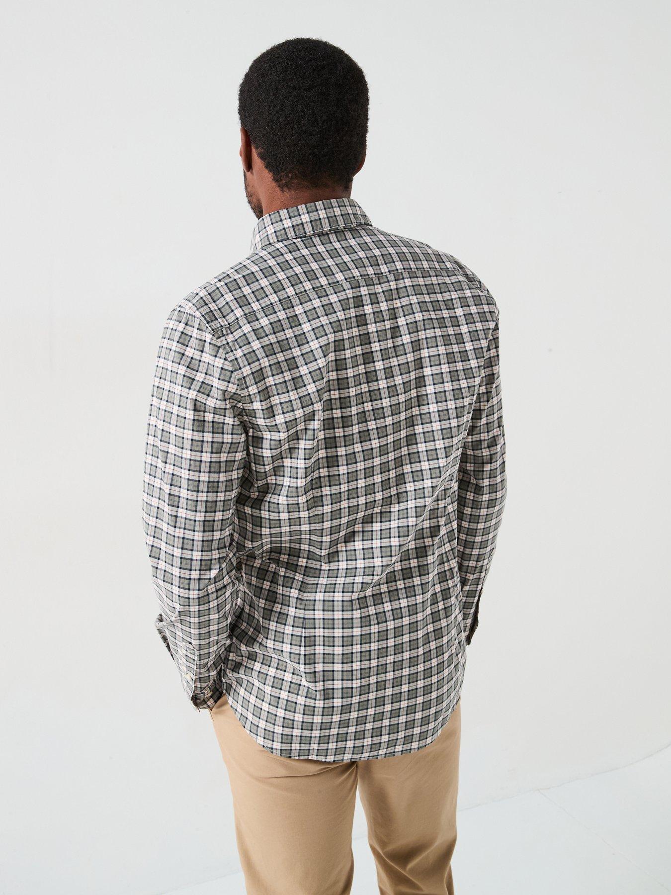  image of barbour-lomond-tailored-long-sleeve-shirt-multi
