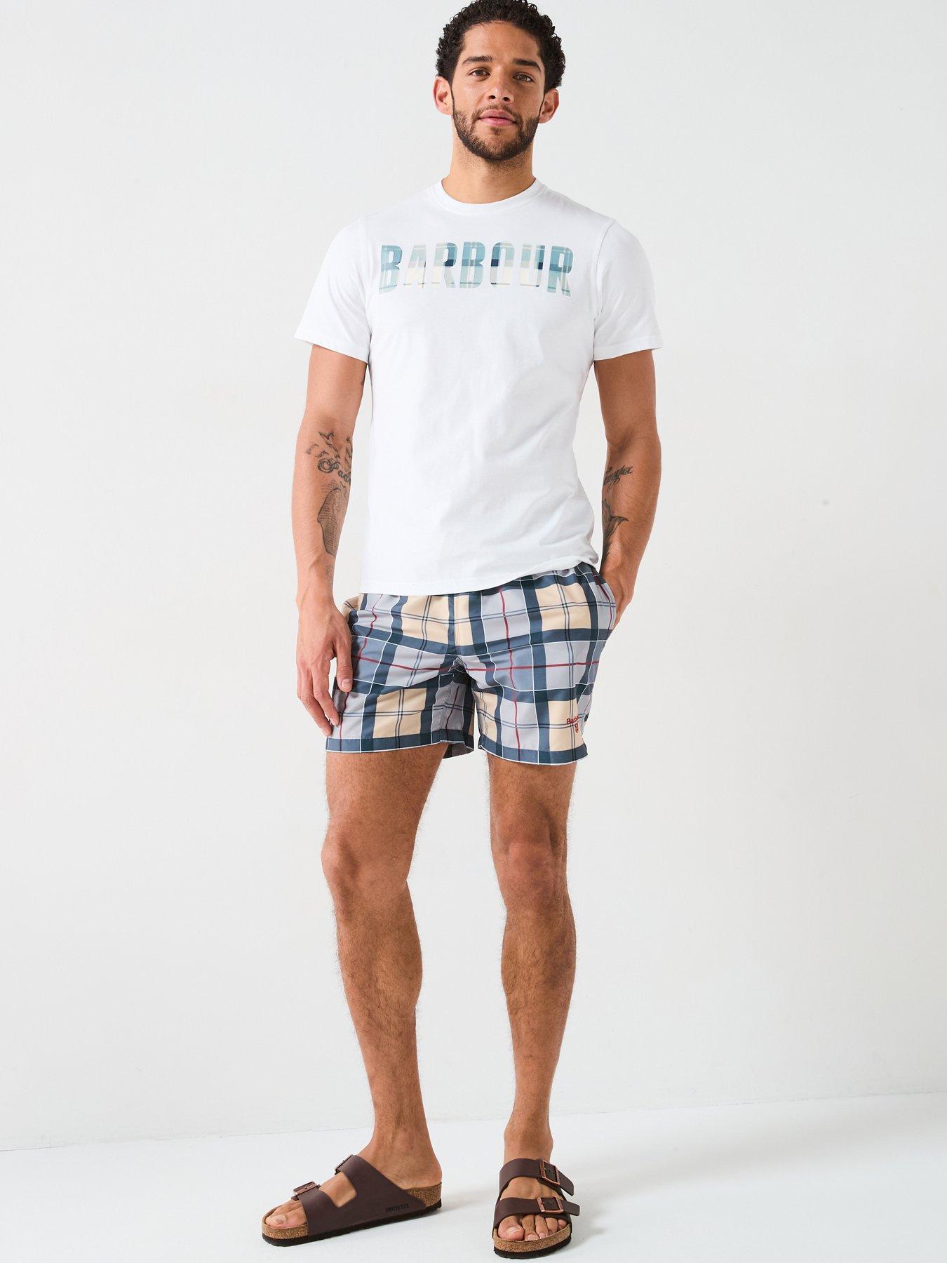  image of barbour-thurford-short-sleeve-t-shirt-white