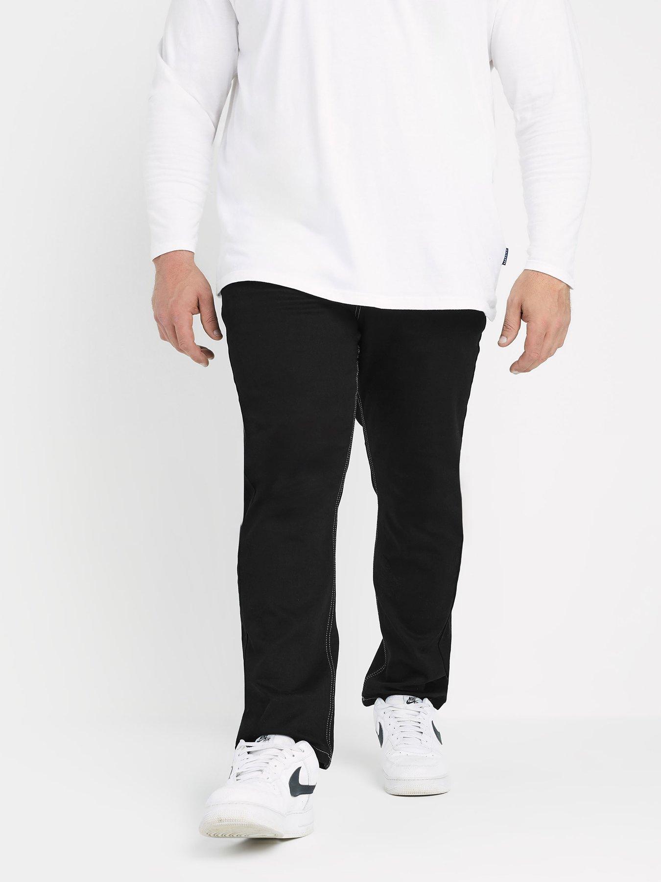 badrhino-stitch-slim-fit-jeans-32-black