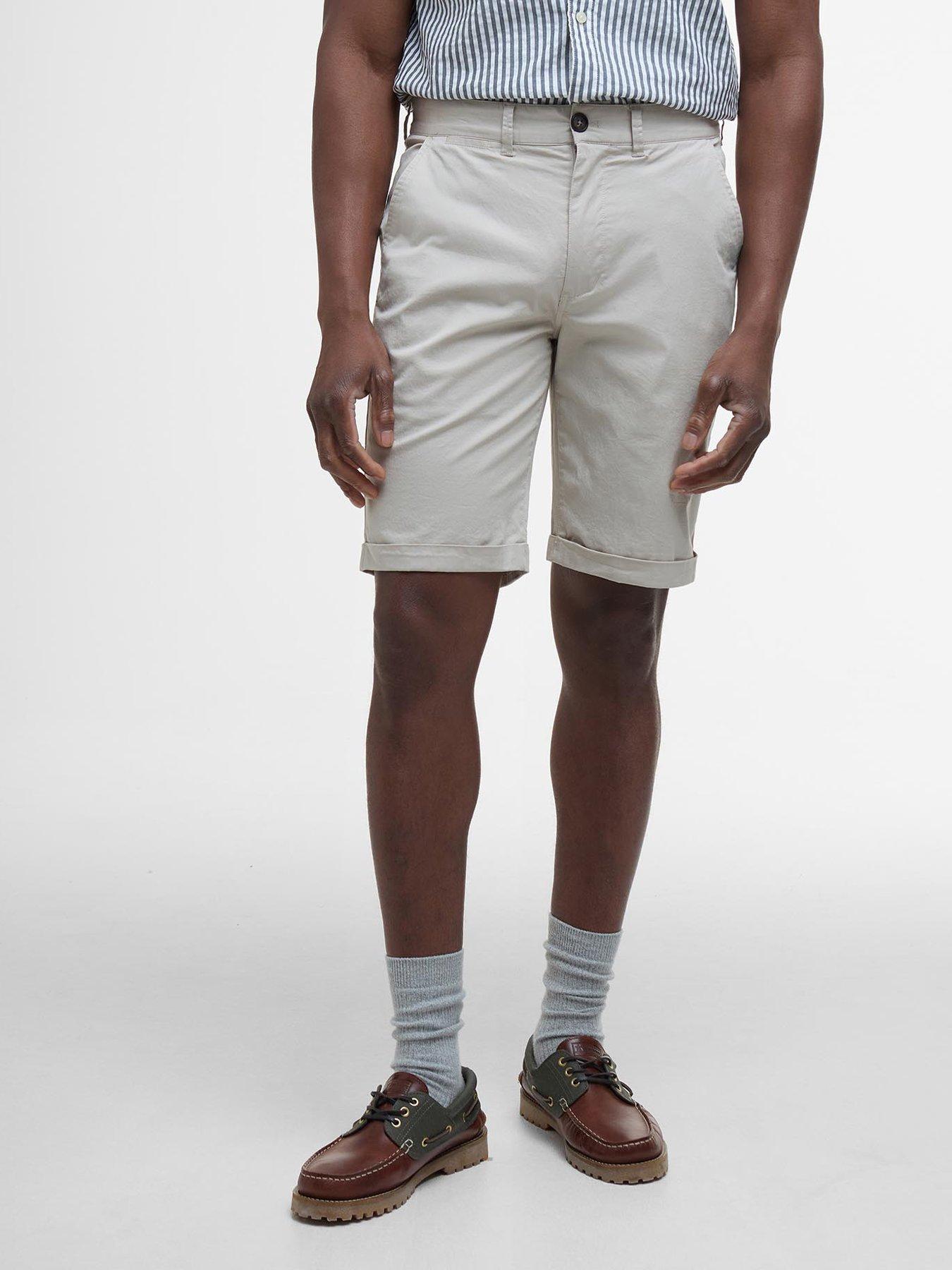  image of barbour-smart-chino-shorts-light-brown