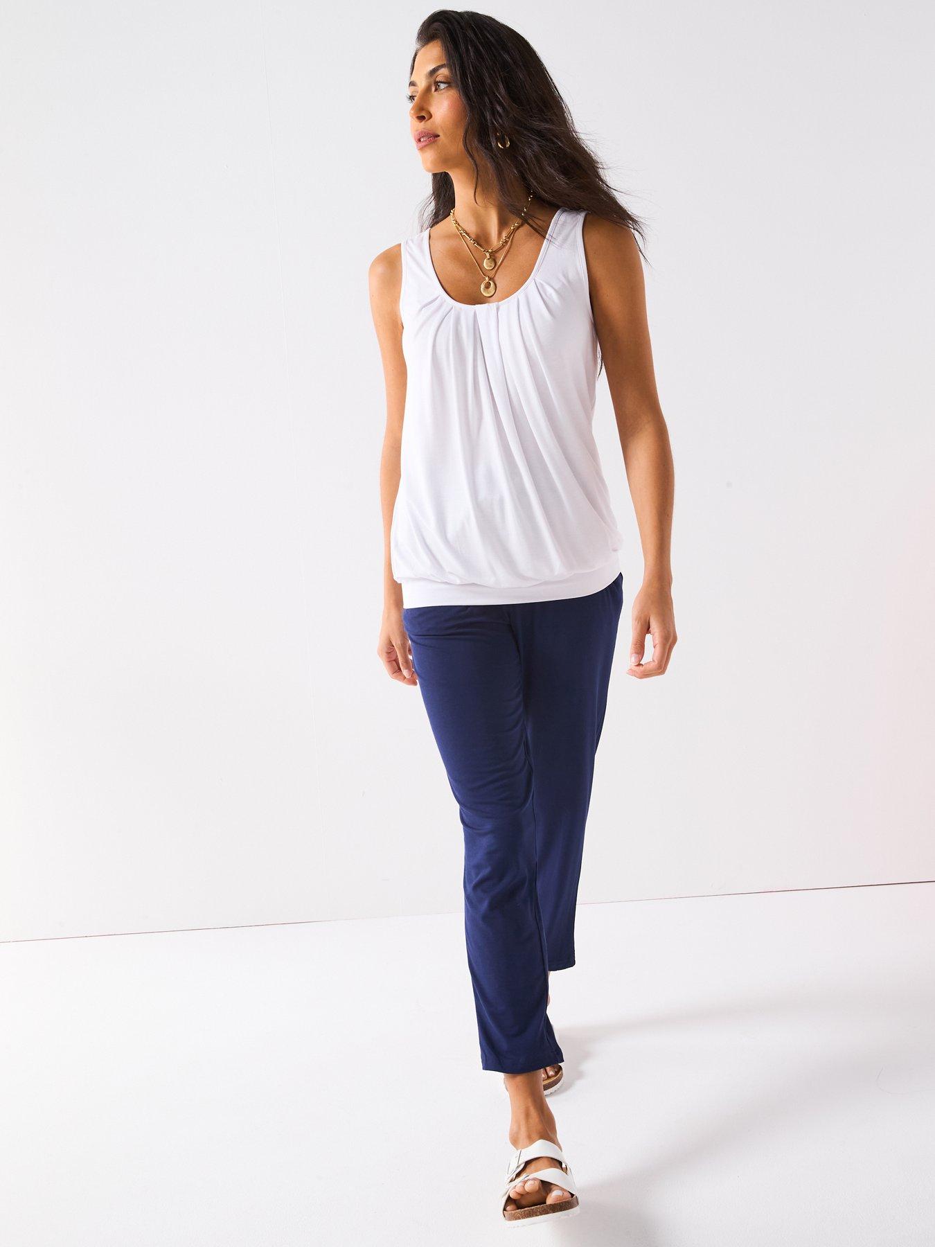 Image 3 of 6 of Everyday Tapered Leg Trouser - Navy