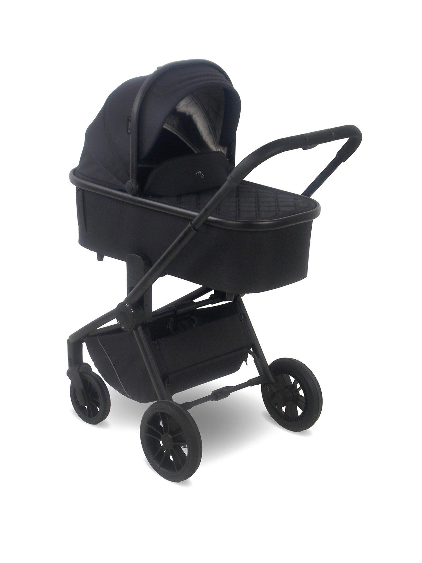  image of my-babiie-mb450-3-in-1-travel-system-black