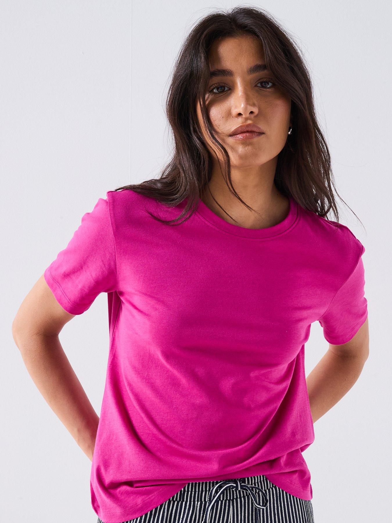undefined The Essential Crew Neck T-Shirt - Pink