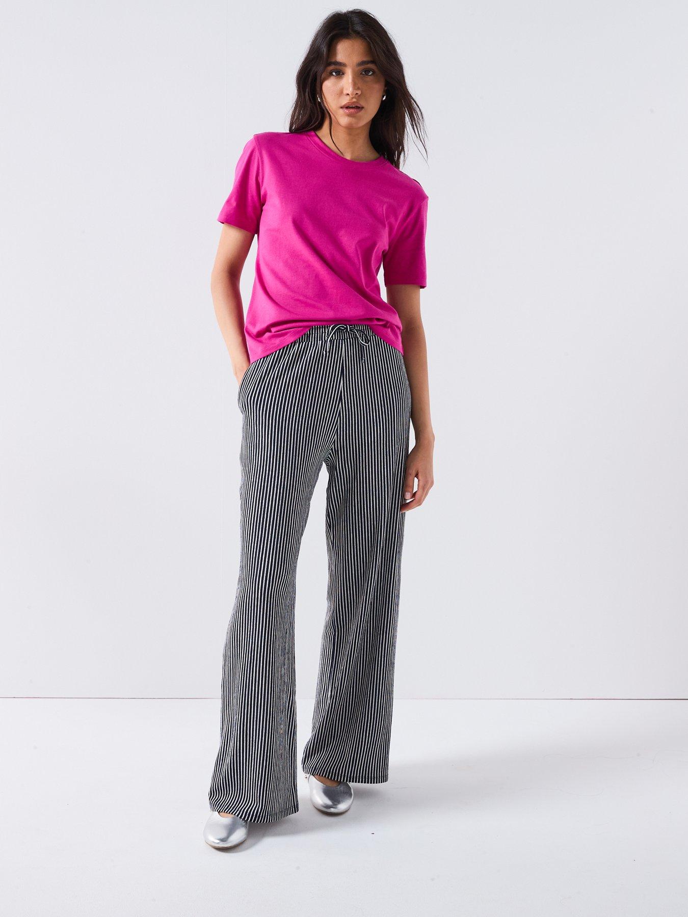 Image 3 of 6 of Everyday The Essential Crew Neck T-Shirt - Pink