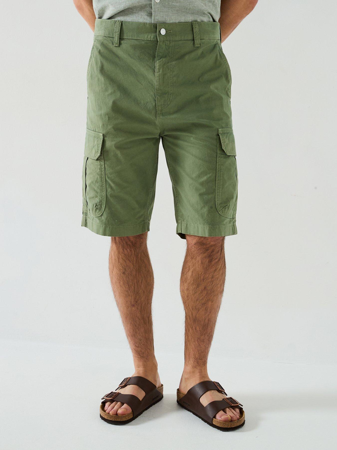 undefined Otis Twill Regular Fit Cargo Shorts - Green