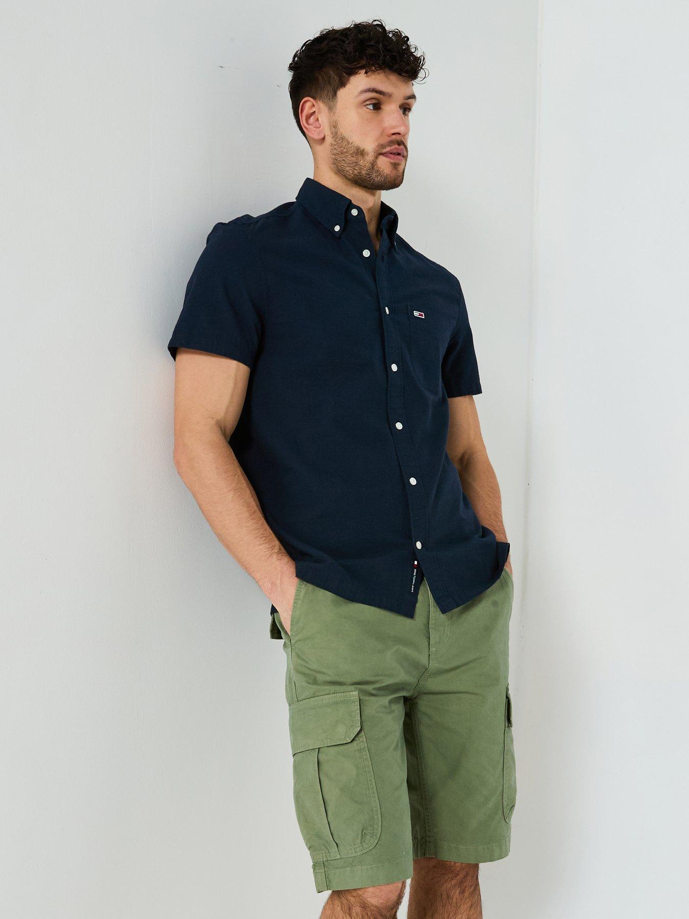 tommy-jeans-regular-seersucker-short-sleeve-shirt-navy