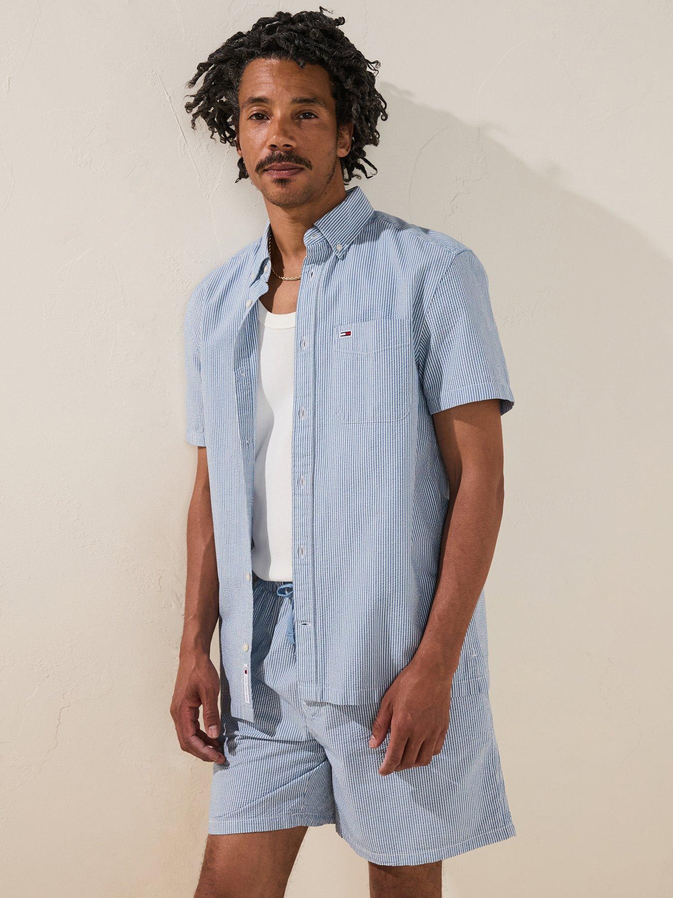 tommy-jeans-regular-stripe-seersucker-short-sleeve-shirt-light-blue