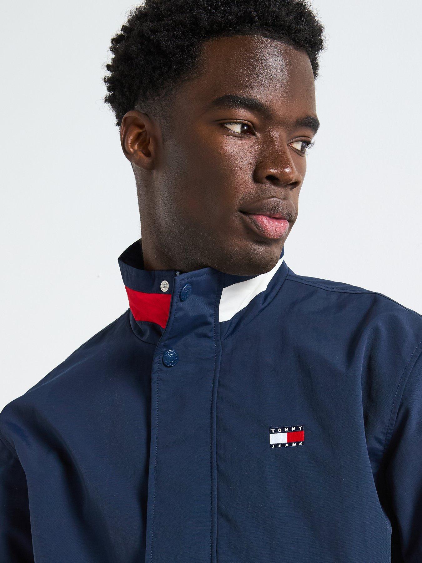  image of tommy-jeans-dna-collar-lightweight-jacket-navy
