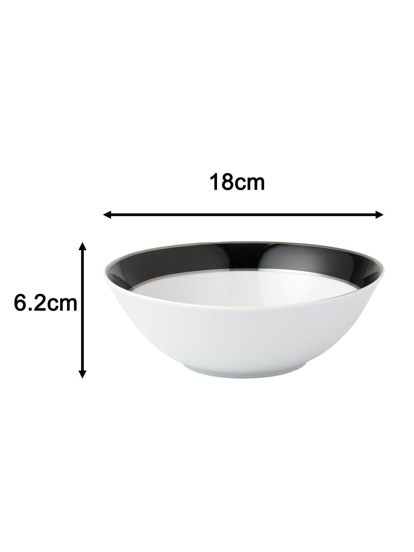  image of waterside-white-black-star-12-piece-dinner-set