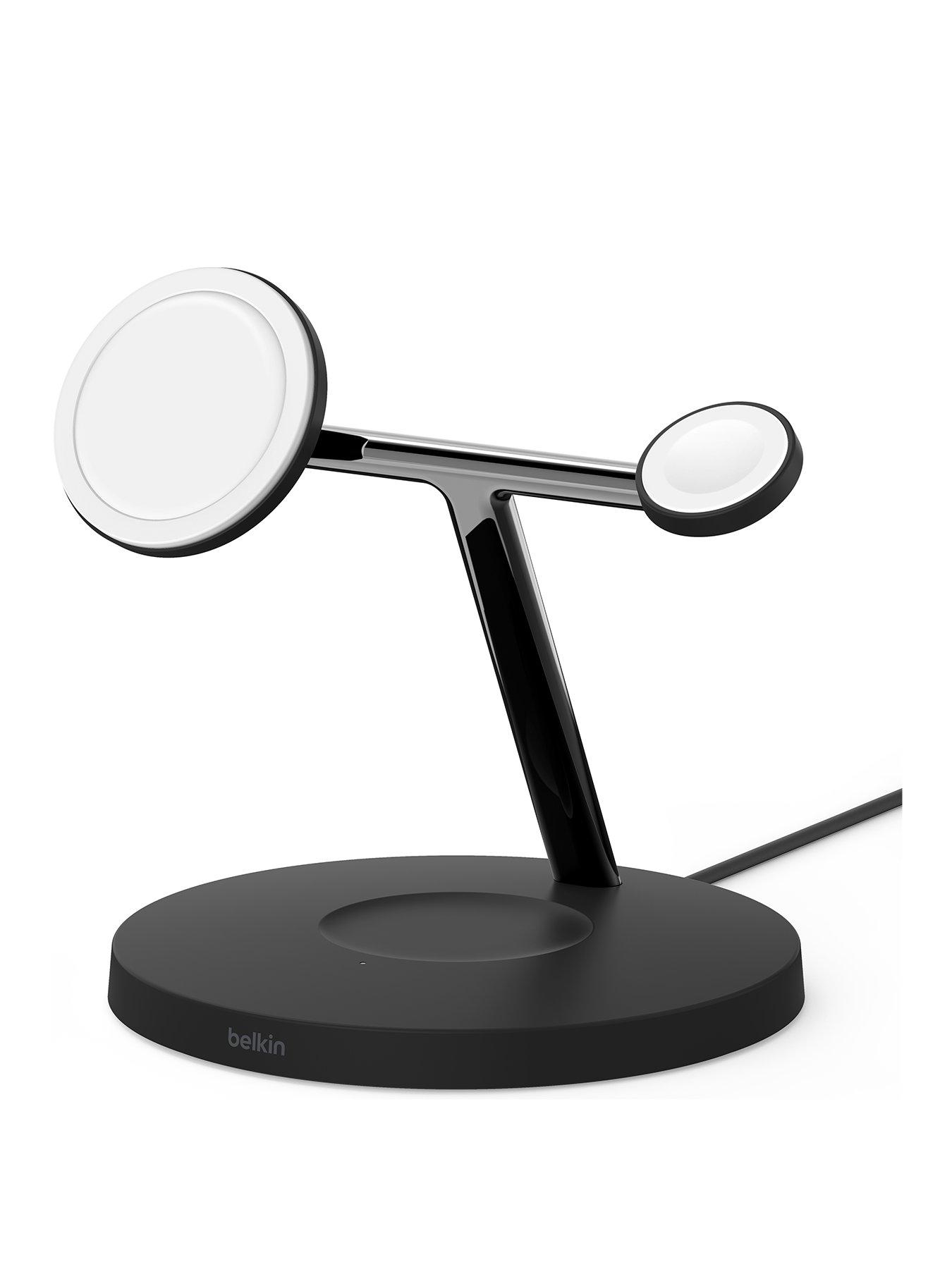 Belkin 3-IN-1 WIRELESS CHARGING STAND WITH MAGSAFE Black