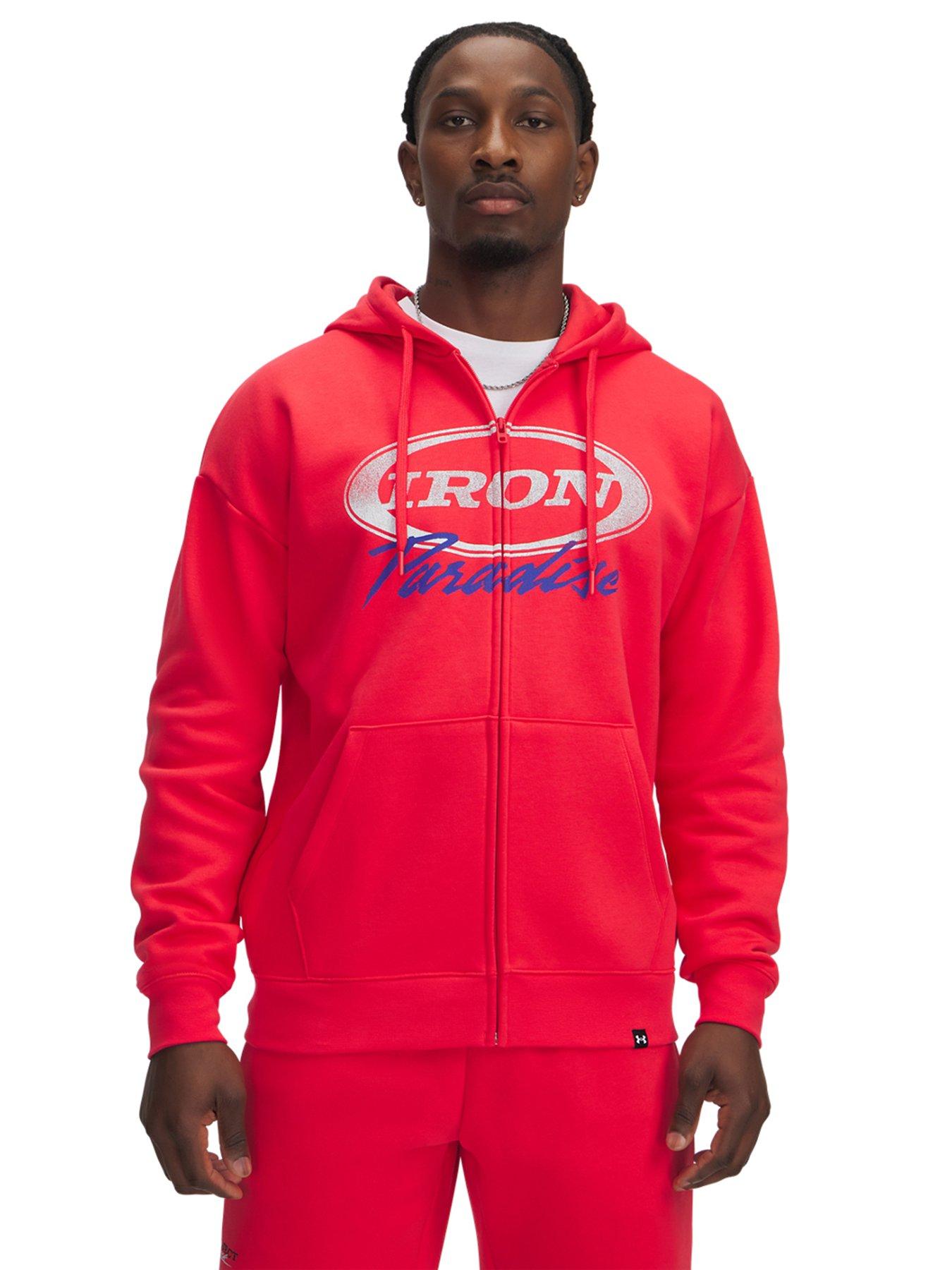 under-armour-mens-training-project-rock-icon-fleece-full-zip-hoodie-red