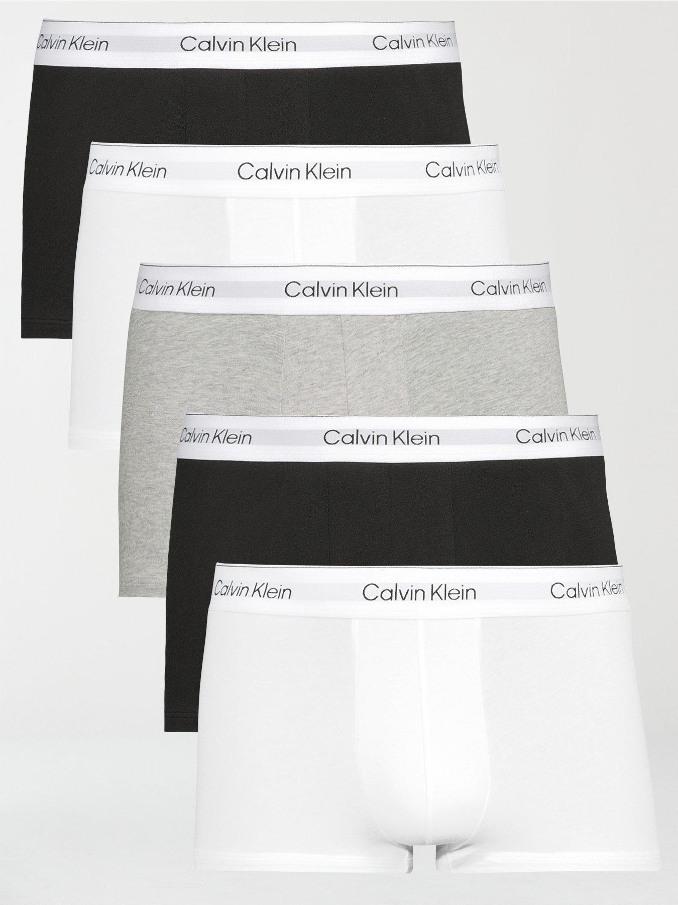 Calvin Klein 5 Pack Low Rise Trunks - Assorted - Multi