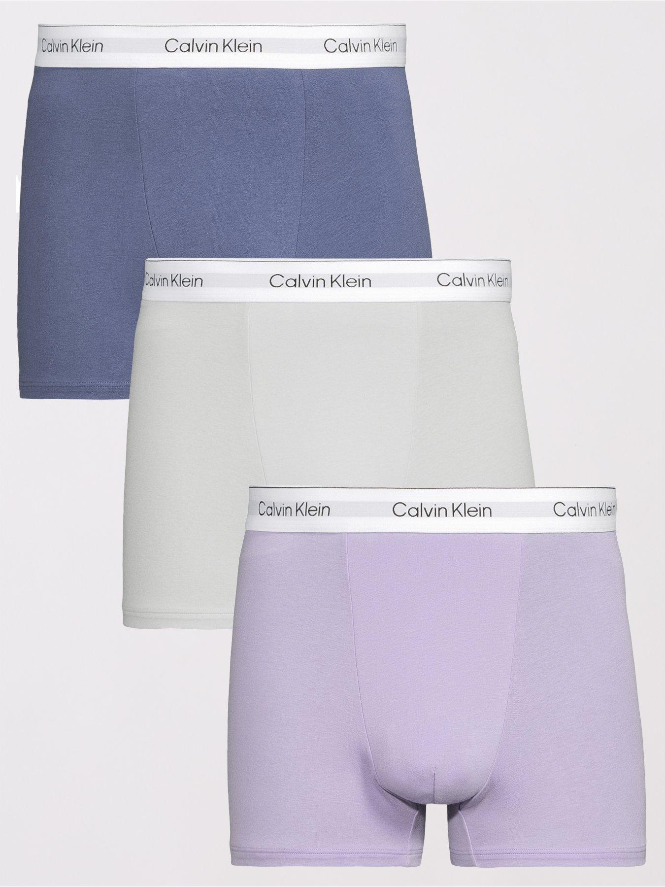 undefined Icon Cotton Stretch 3 Pack Trunks - Assorted