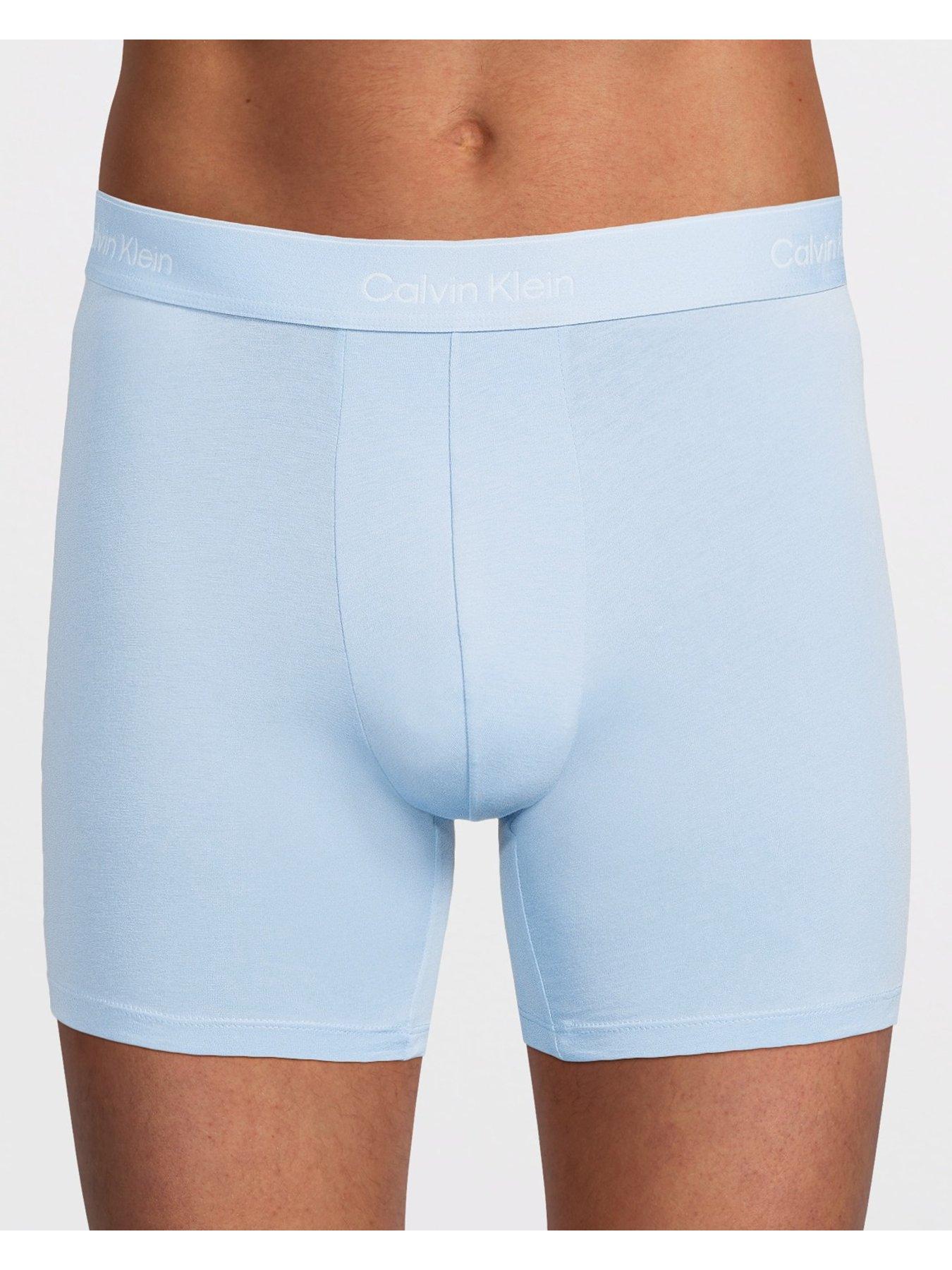 Image 2 of 4 of Calvin Klein ICON Cotton Stretch 3 Pack Boxer Briefs - Assorted