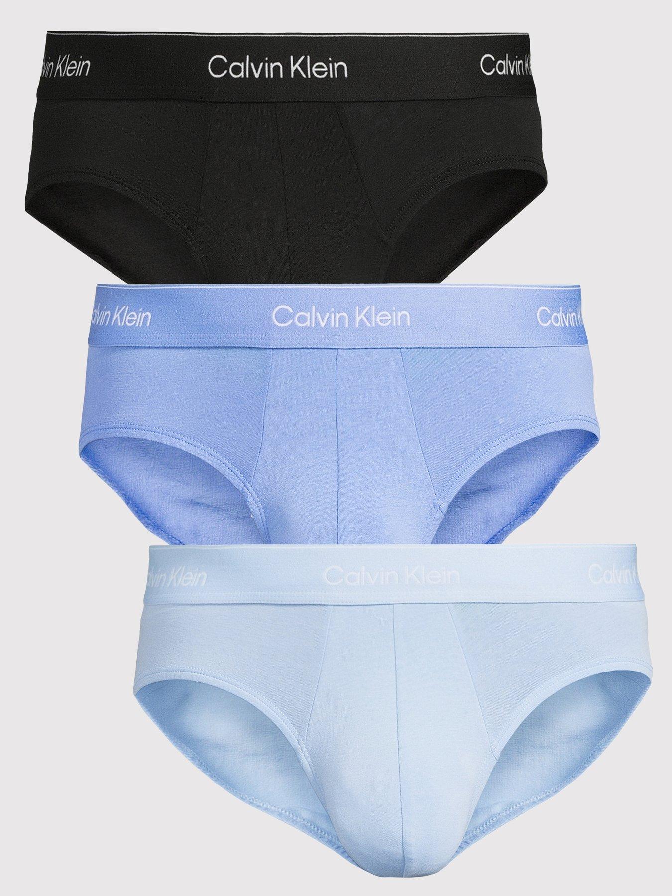 Calvin Klein 3 Pack of Icon Cotton Stretch Hip Briefs - Multi