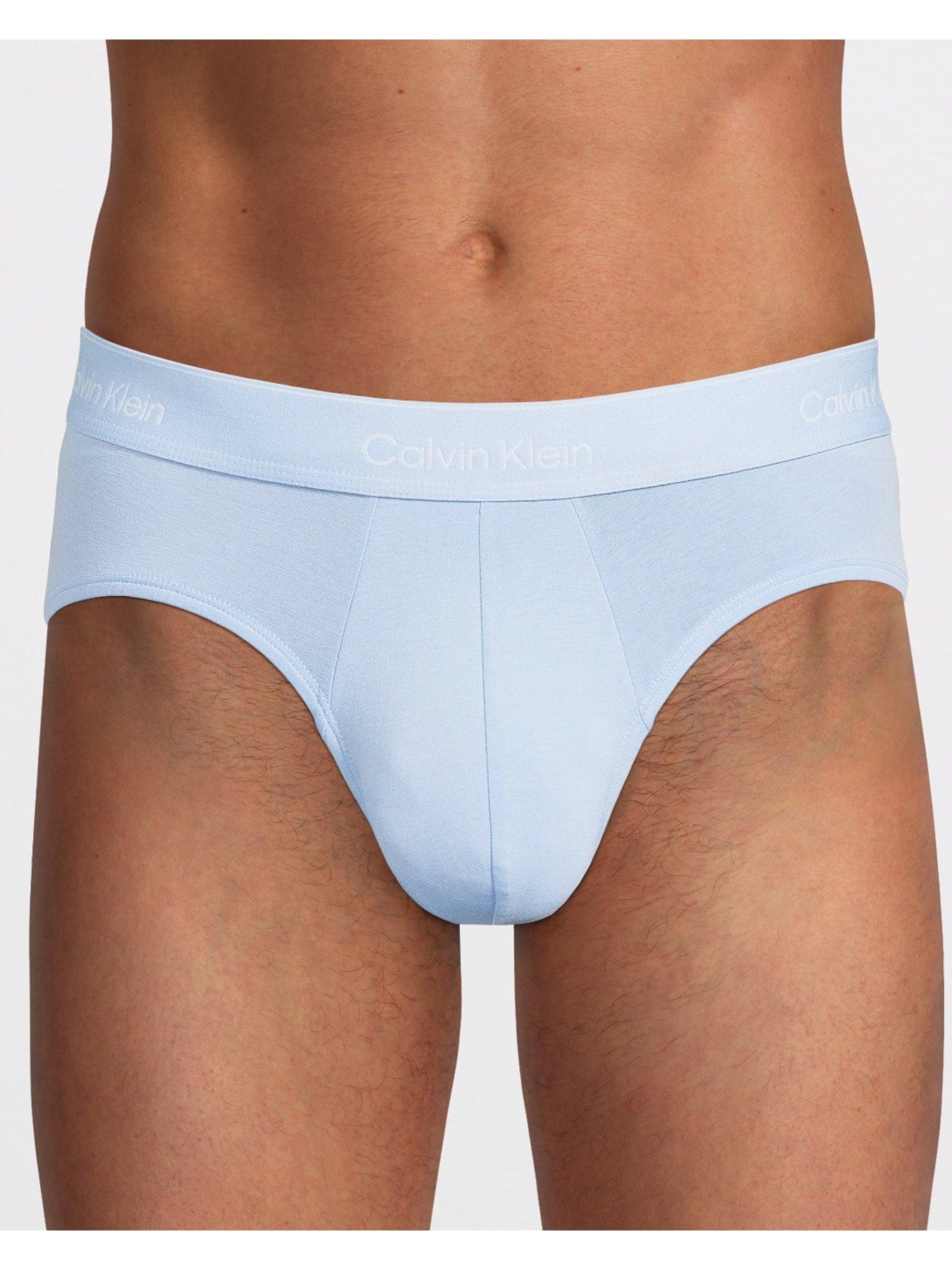 Image 3 of 4 of Calvin Klein ICON Cotton Stretch 3 Pack Hip Briefs - Assorted