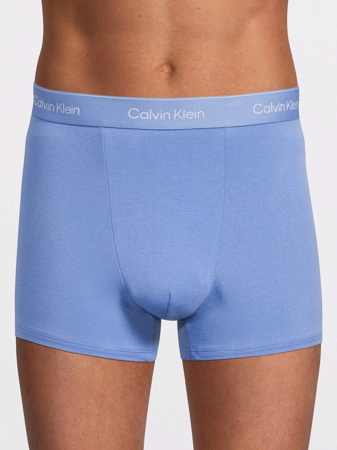 Image 2 of 3 of Calvin Klein ICON Cotton Stretch 3 Pack Trunks - Assorted