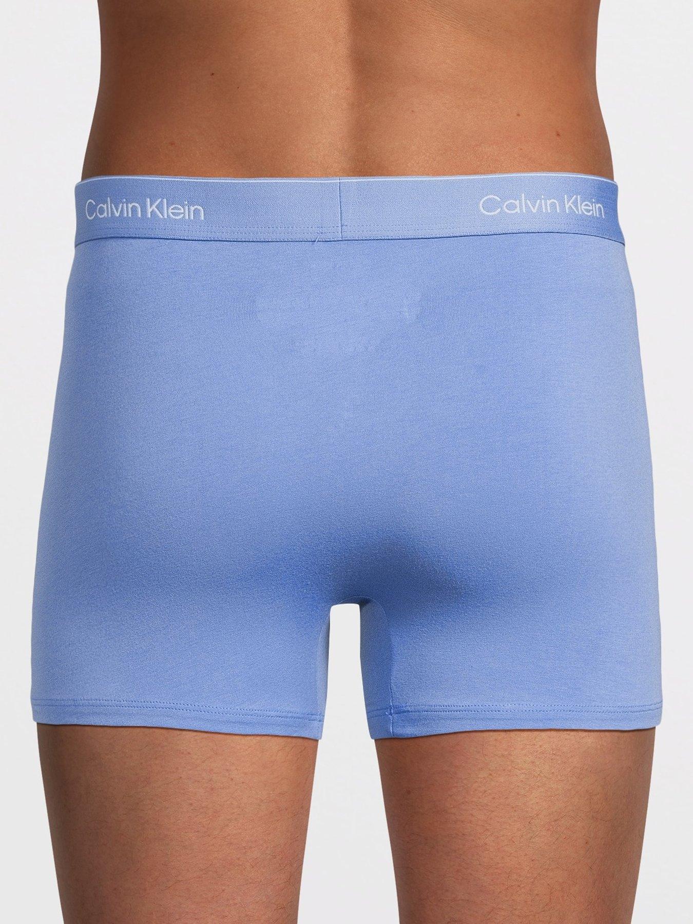 Image 3 of 3 of Calvin Klein ICON Cotton Stretch 3 Pack Trunks - Assorted