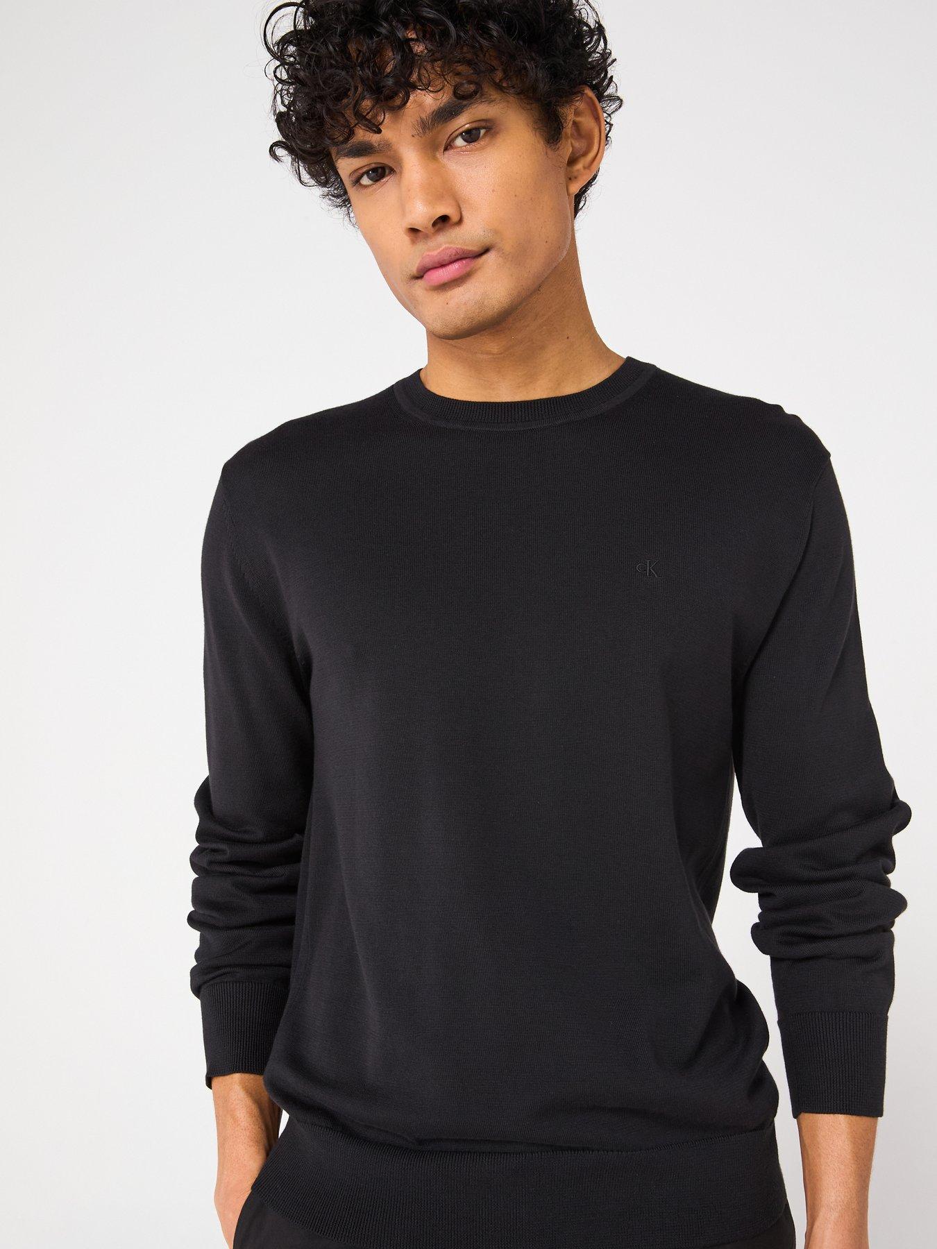 calvin-klein-supima-cotton-crewneck-knitted-jumper-black