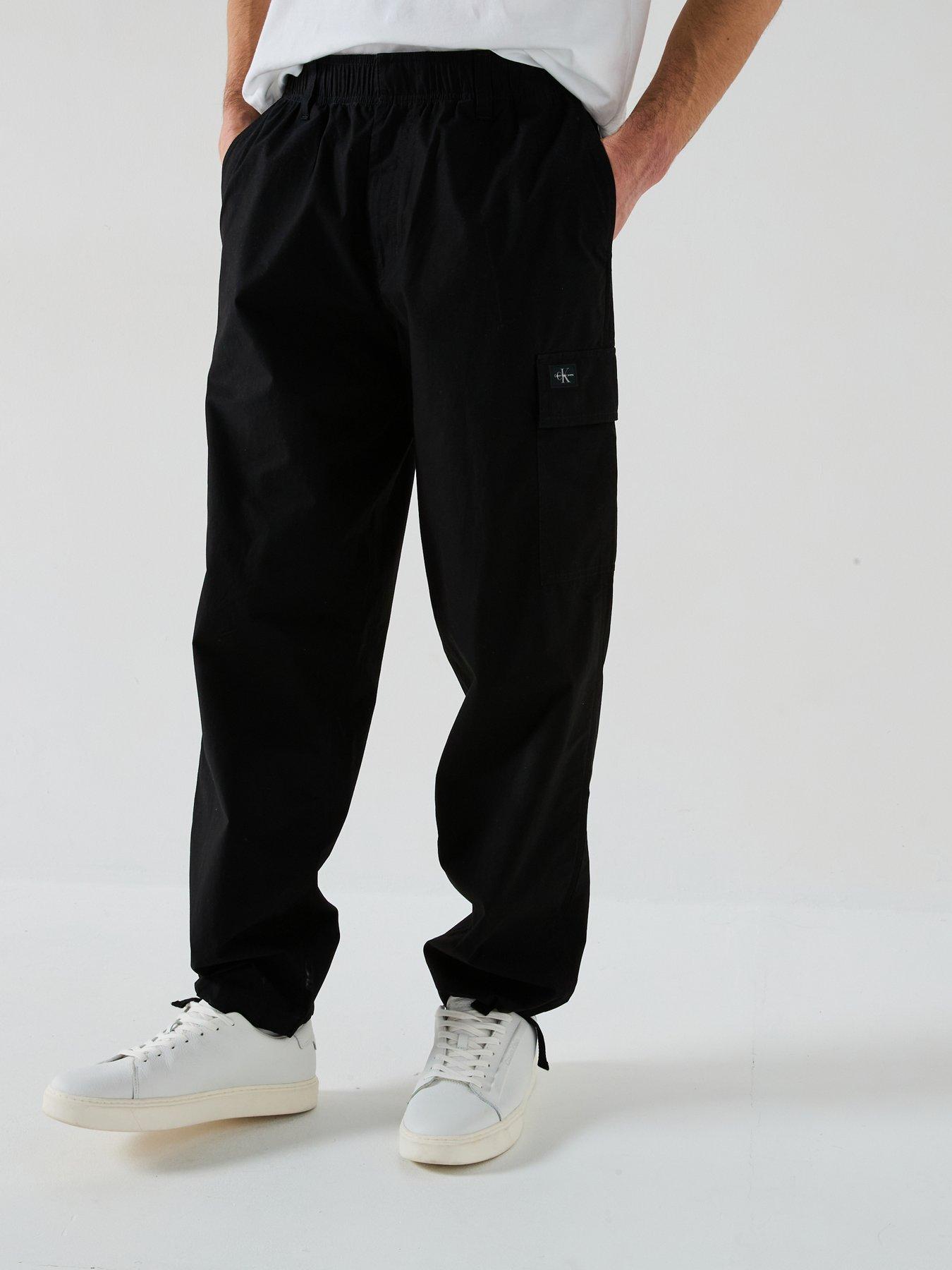 calvin-klein-jeans-poplin-utility-cargo-trousers-black
