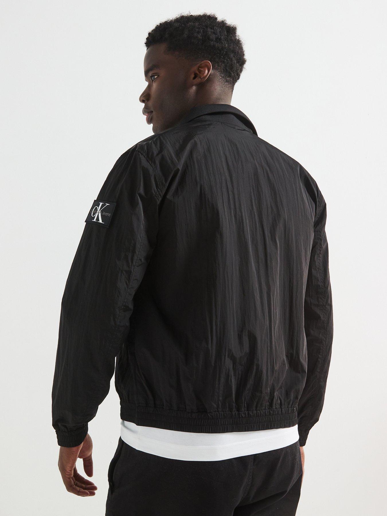 Image 2 of 4 of Calvin Klein Jeans Unpadded Harrington Jacket - Black