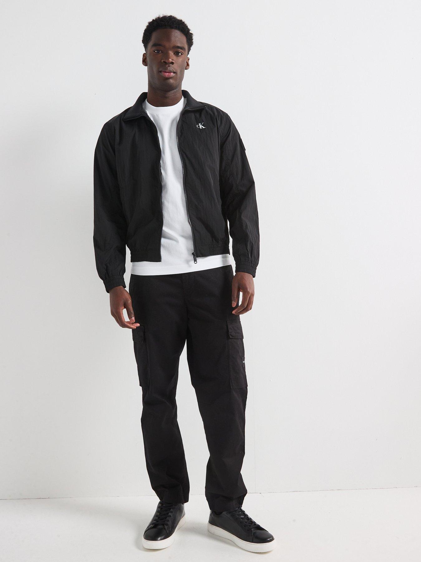 Image 3 of 4 of Calvin Klein Jeans Unpadded Harrington Jacket - Black