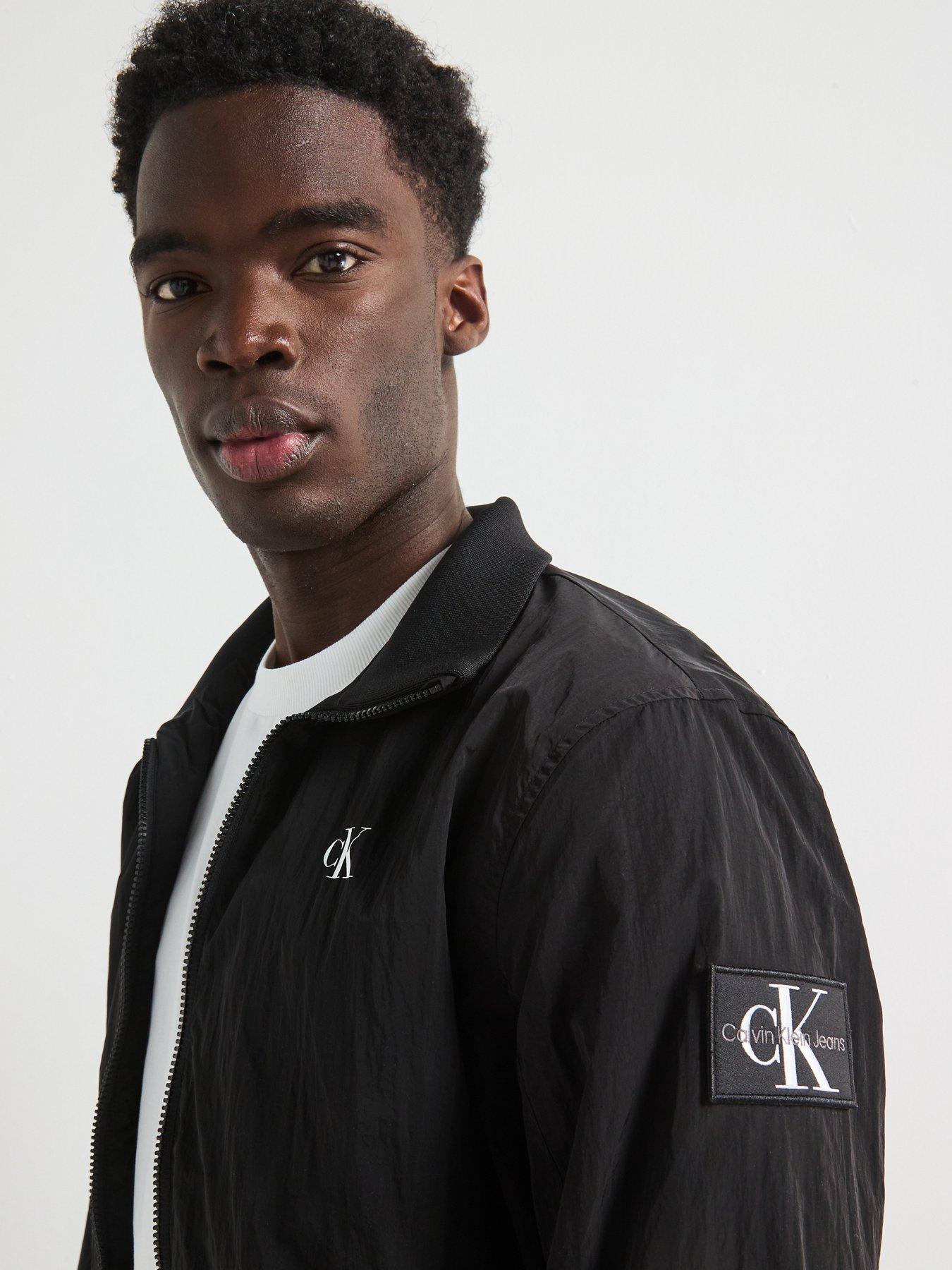Image 4 of 4 of Calvin Klein Jeans Unpadded Harrington Jacket - Black