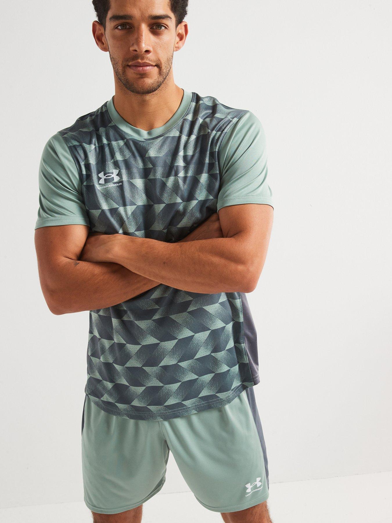 Image 4 of 5 of UNDER ARMOUR Mens Challenger Train Knit Shorts - Green