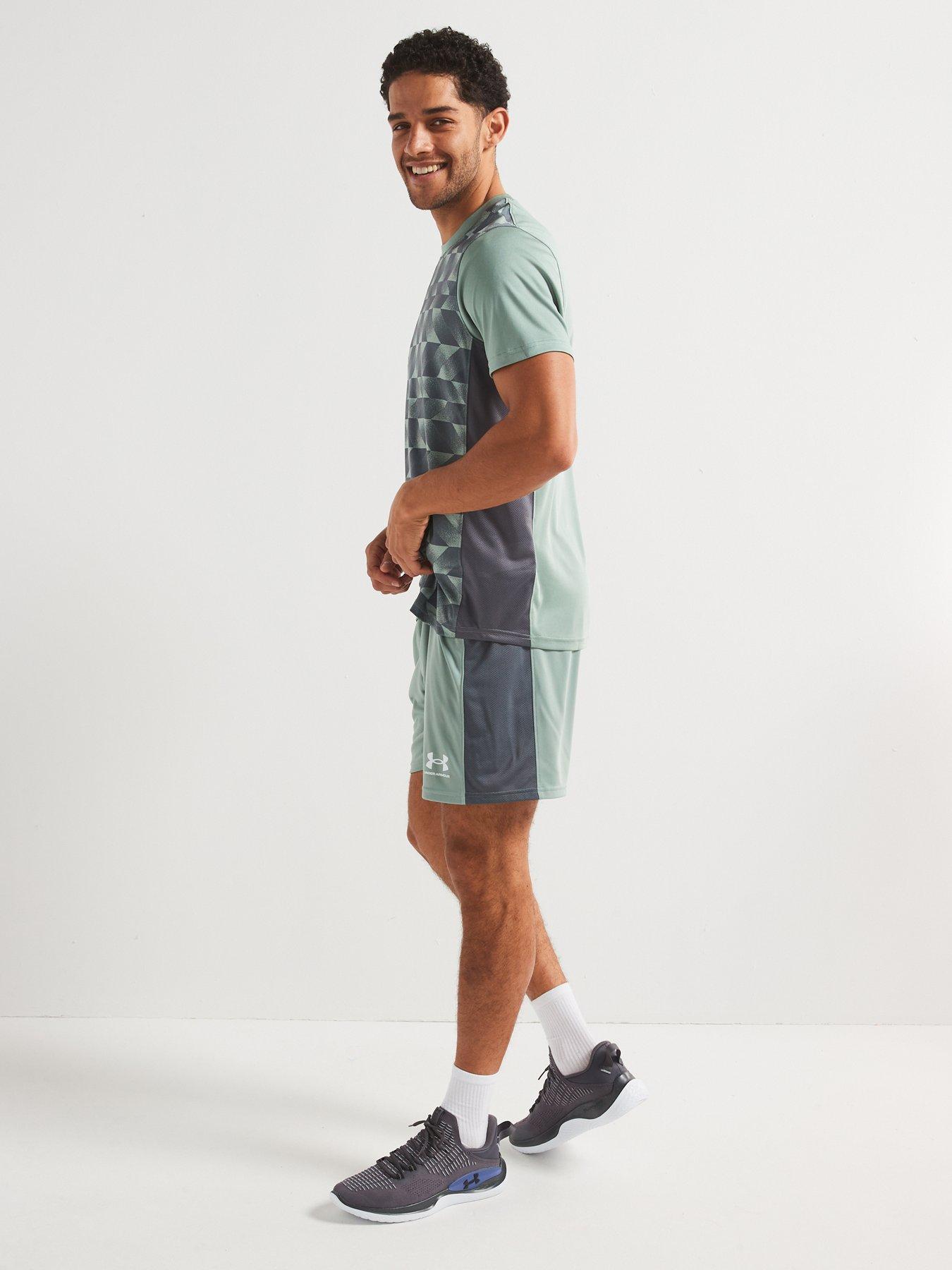 Image 5 of 5 of UNDER ARMOUR Mens Challenger Train Knit Shorts - Green