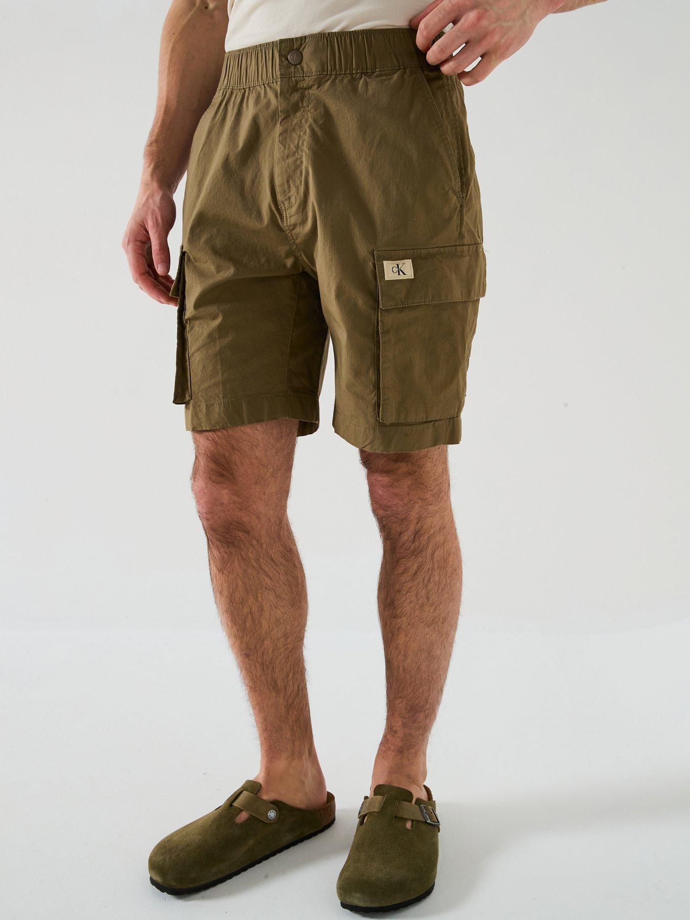 calvin-klein-jeans-washed-cargo-short-cargo-shorts-khaki