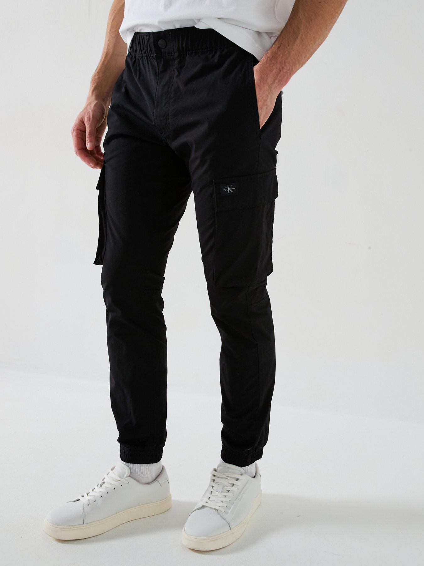 calvin-klein-jeans-skinny-logo-cargo-trousers-black