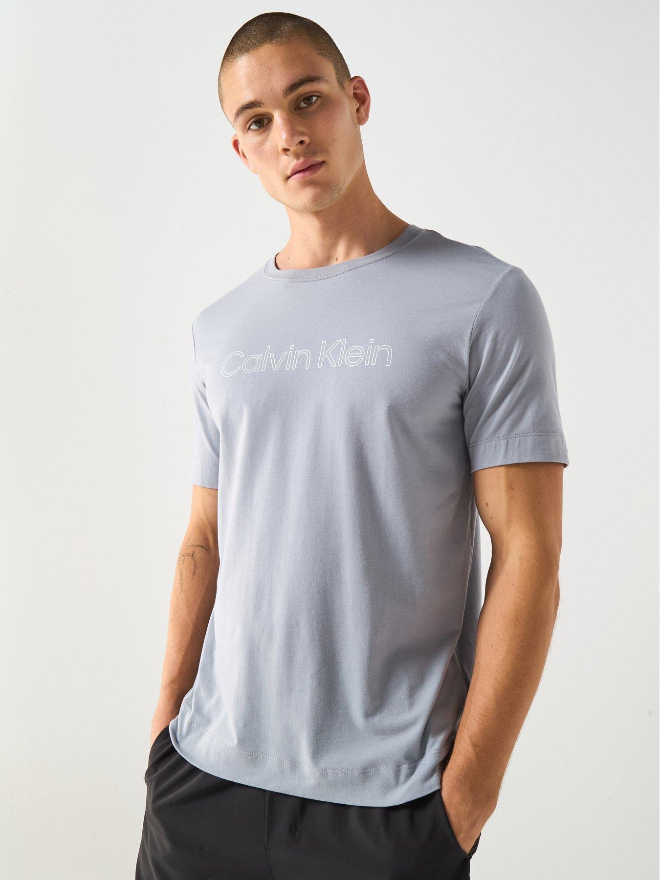 undefined CK Sport Poly Logo T-shirt - Grey