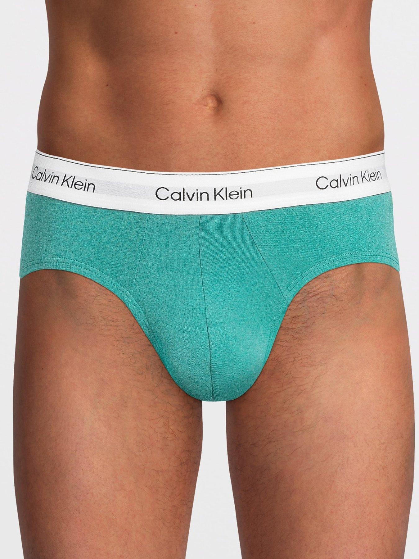 Image 2 of 3 of Calvin Klein 5 Pack Hip Briefs - Assorted