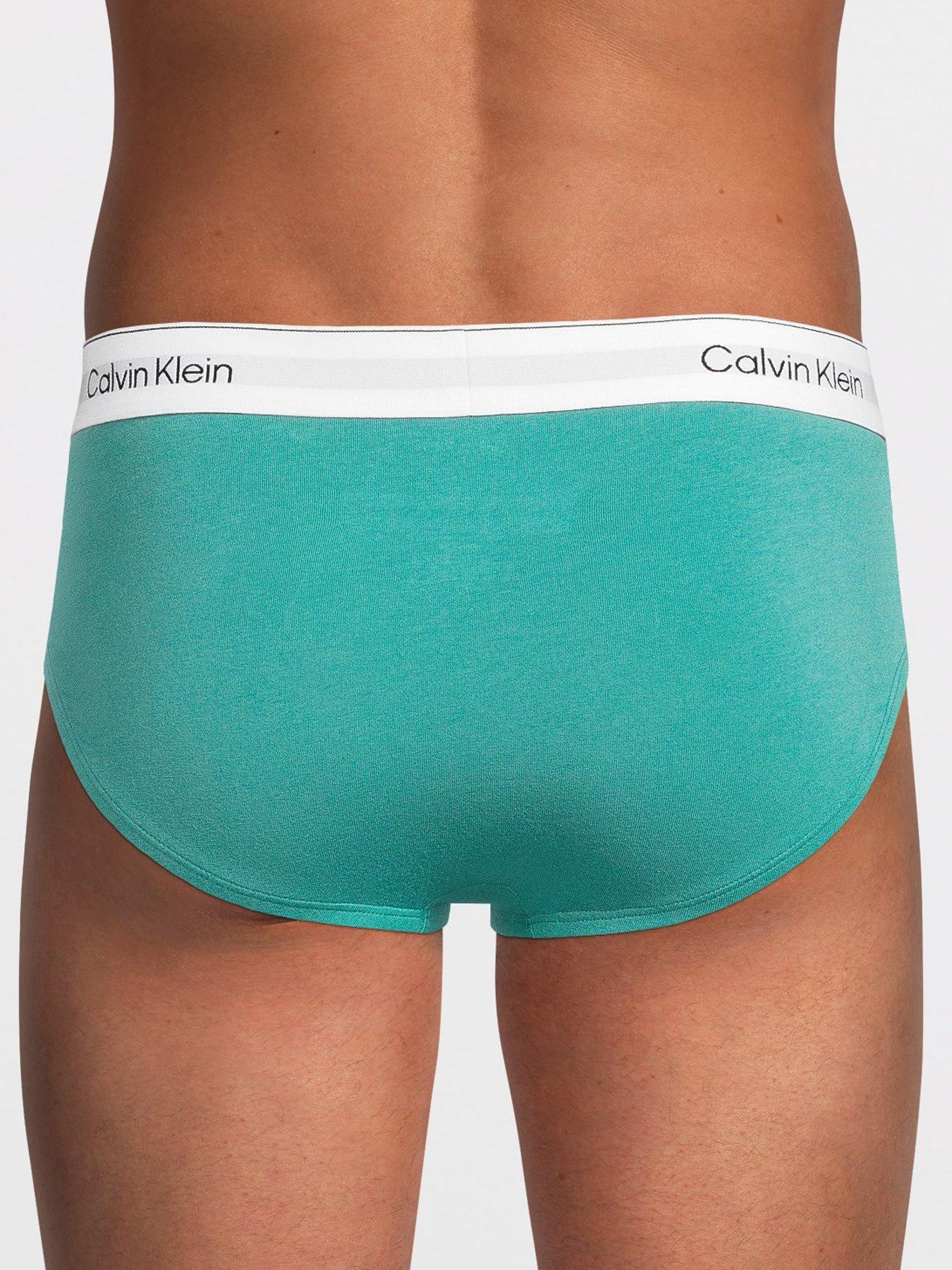 Image 3 of 3 of Calvin Klein 5 Pack Hip Briefs - Assorted