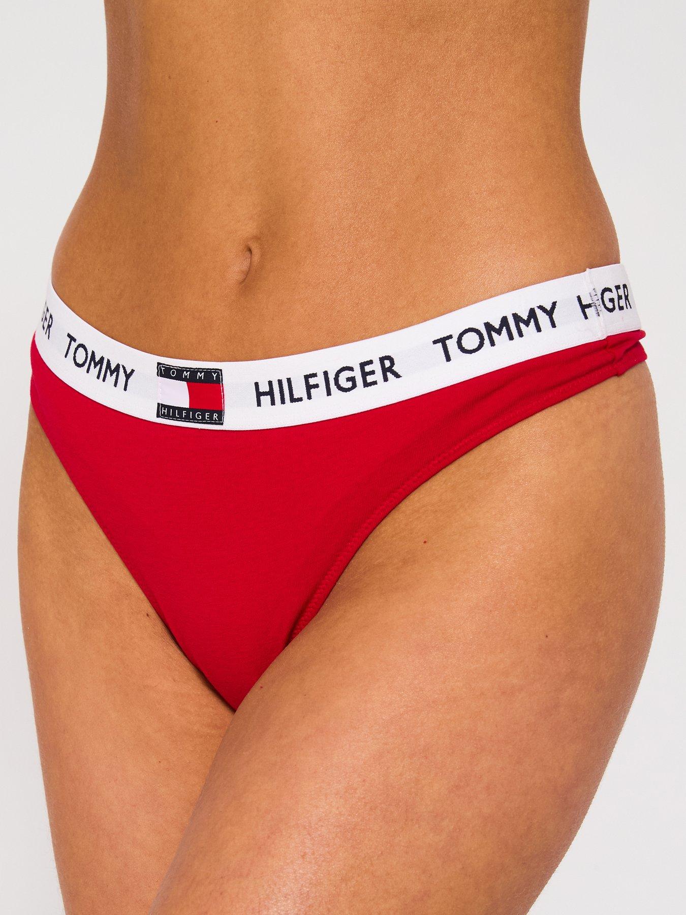 tommy-hilfiger-thong-red
