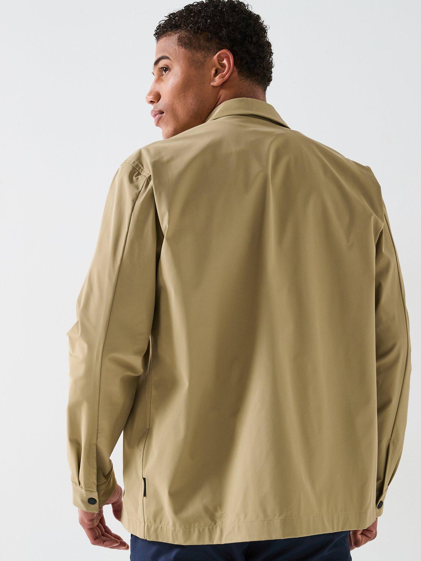  image of calvin-klein-nylon-stretch-technical-overshirt-natural