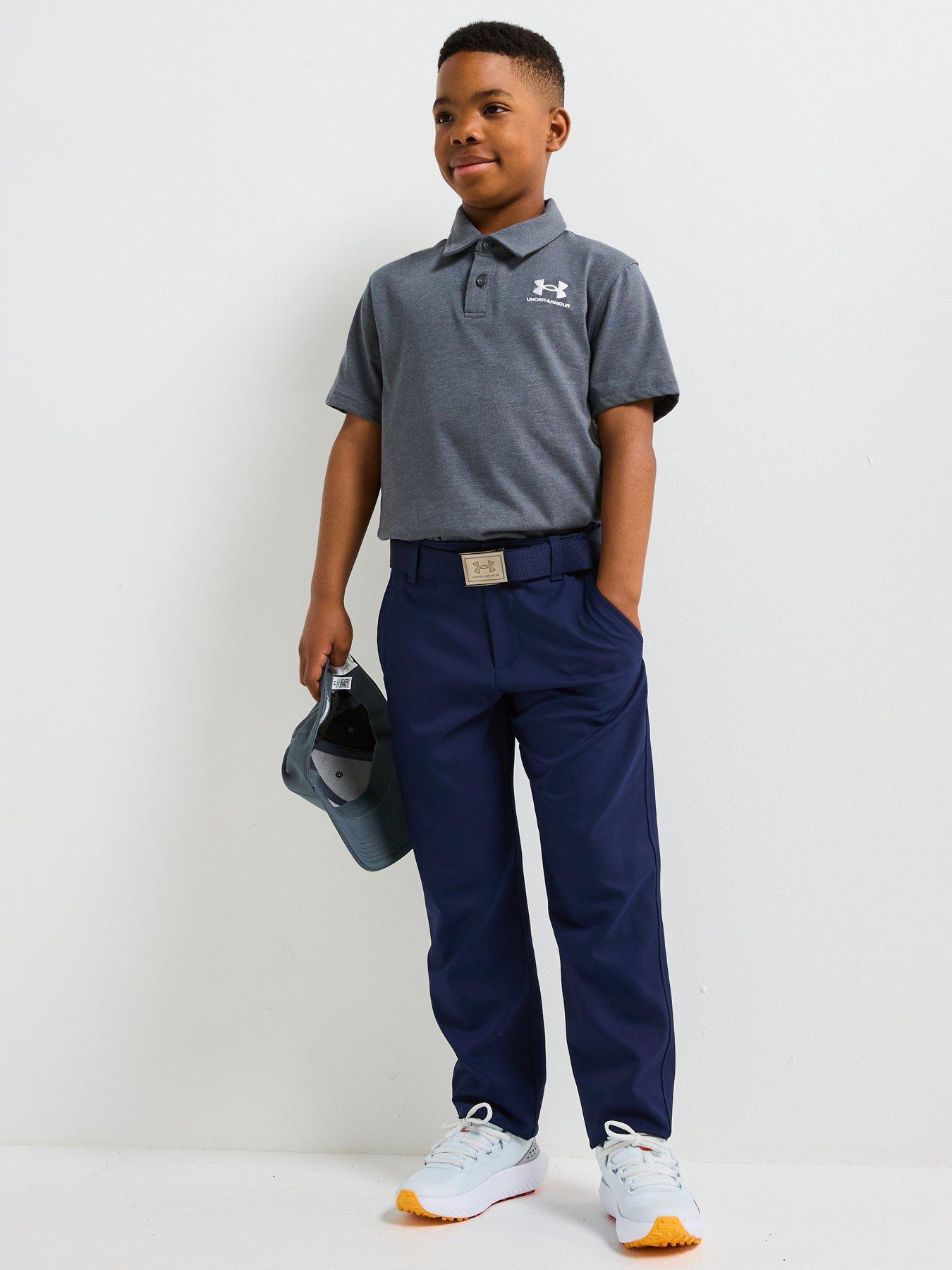  image of under-armour-junior-boys-golf-matchplay-pant-navy