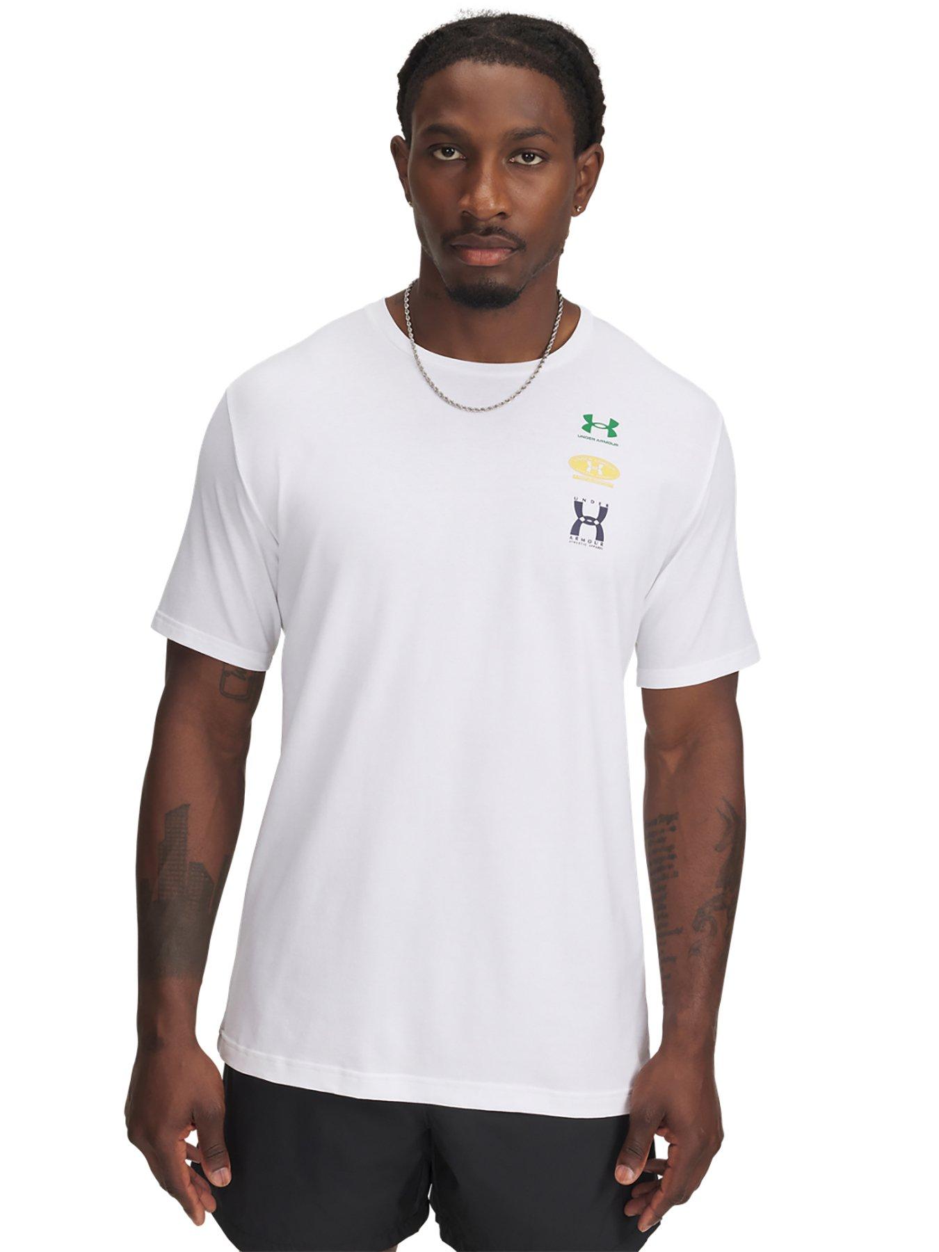 undefined Men's Training Logo T-Shirt - White