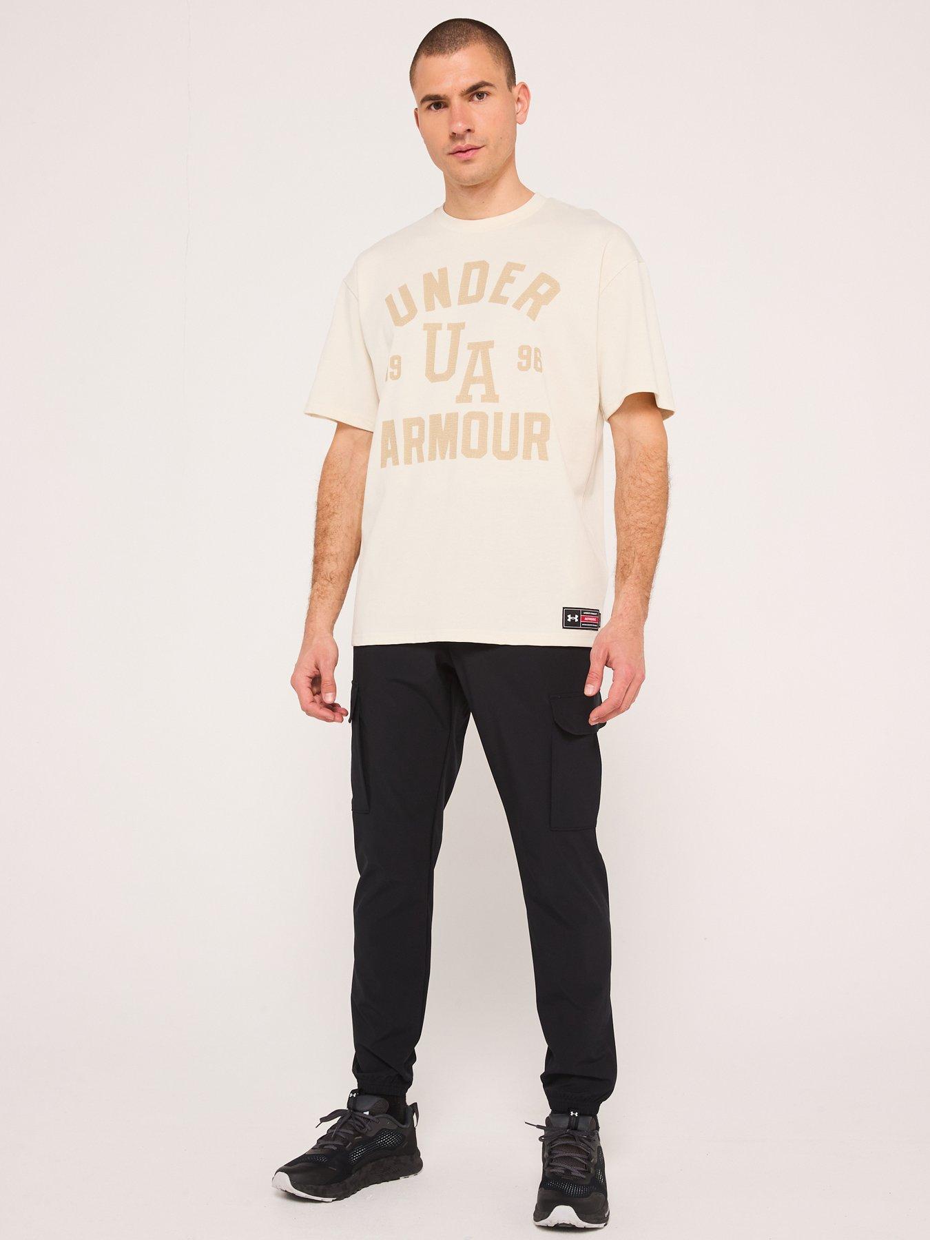 Image 5 of 5 of UNDER ARMOUR Mens Training Vibe Woven Cargo Pants - Black