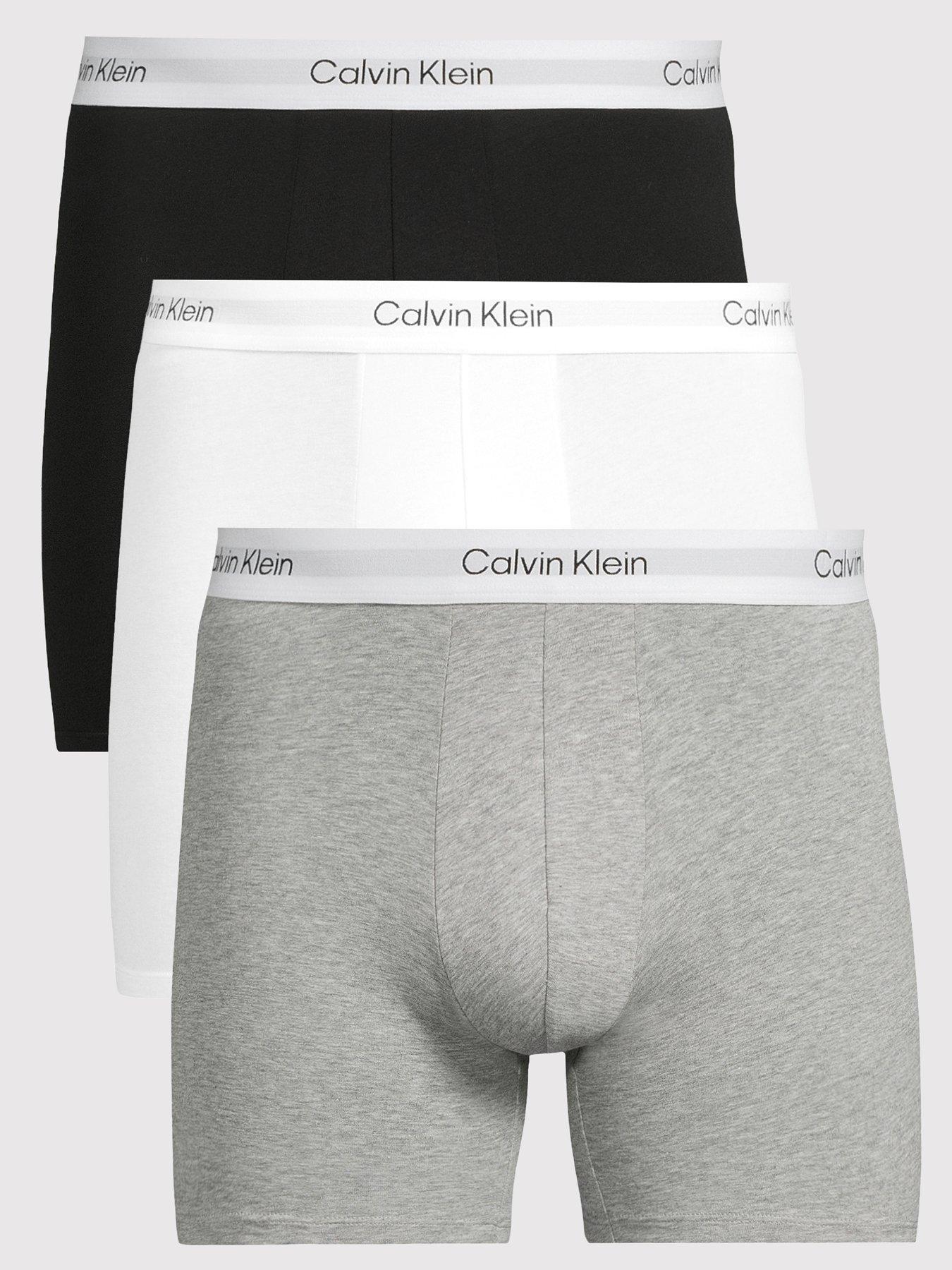 Calvin Klein 3 Pack of Icon Cotton Stretch Boxer Briefs - Multi
