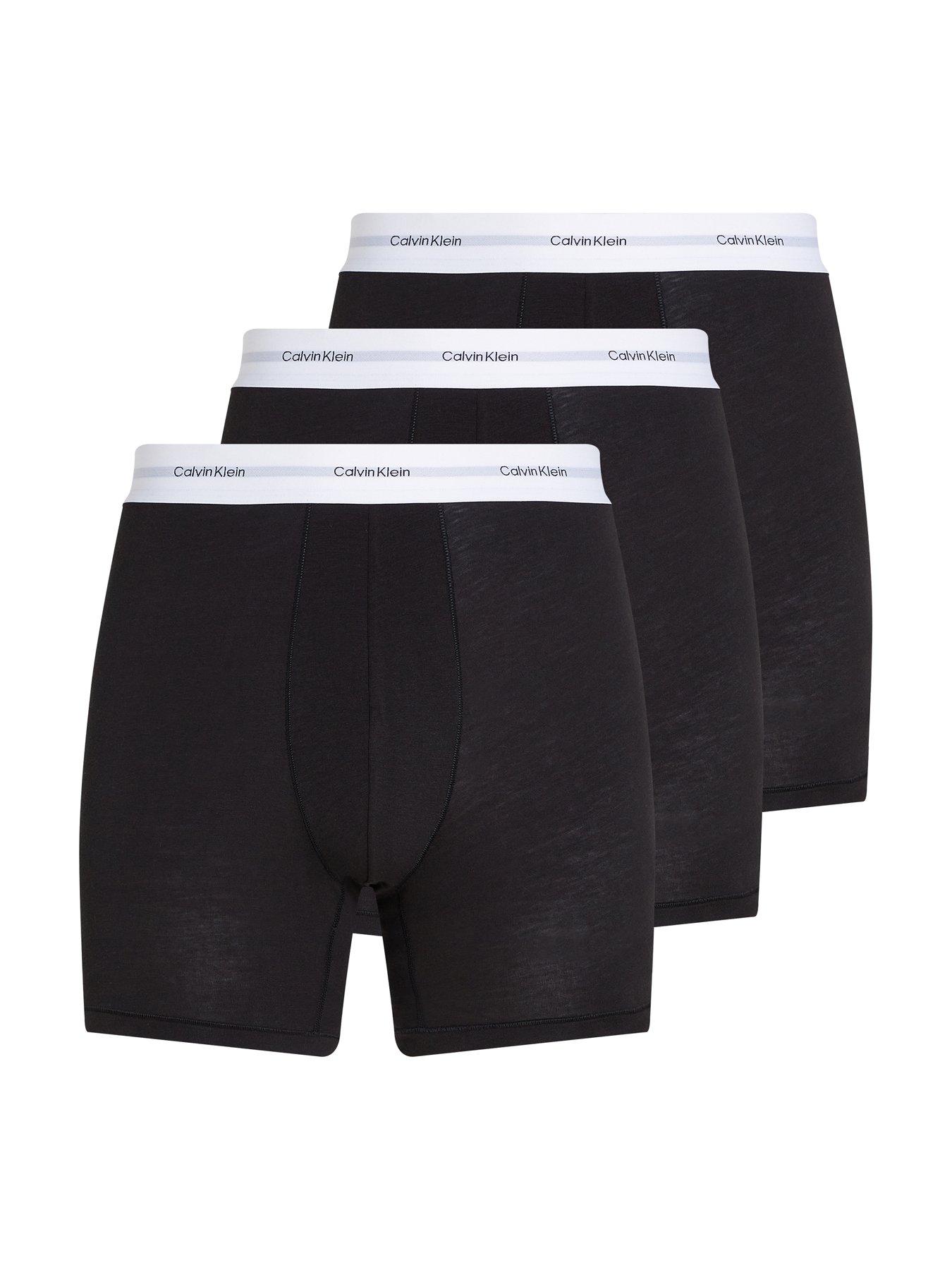Image 1 of 4 of Calvin Klein 3 Pack Boxer Brief - Black