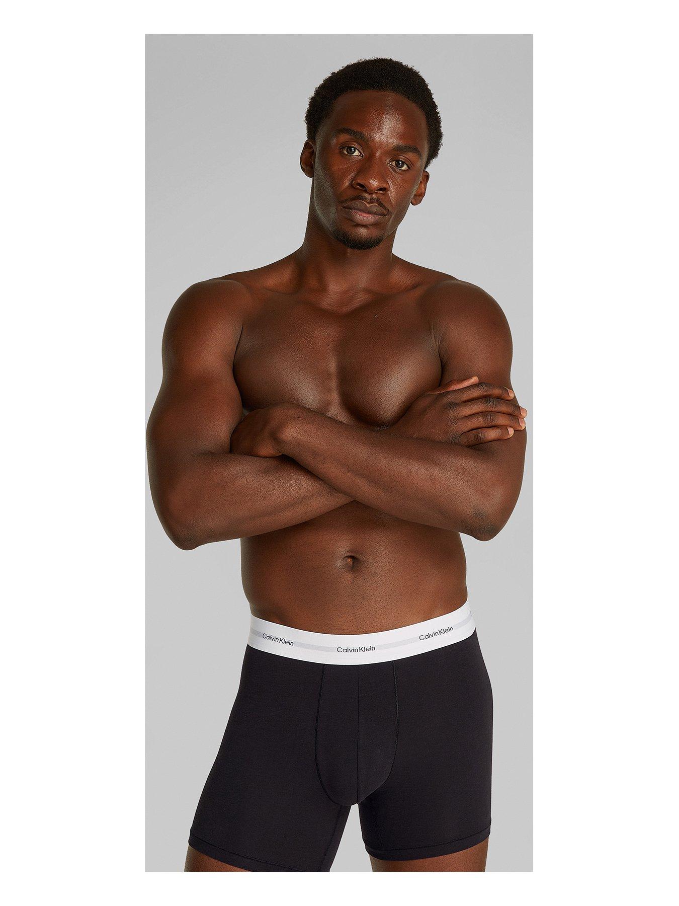 Image 2 of 4 of Calvin Klein 3 Pack Boxer Brief - Black